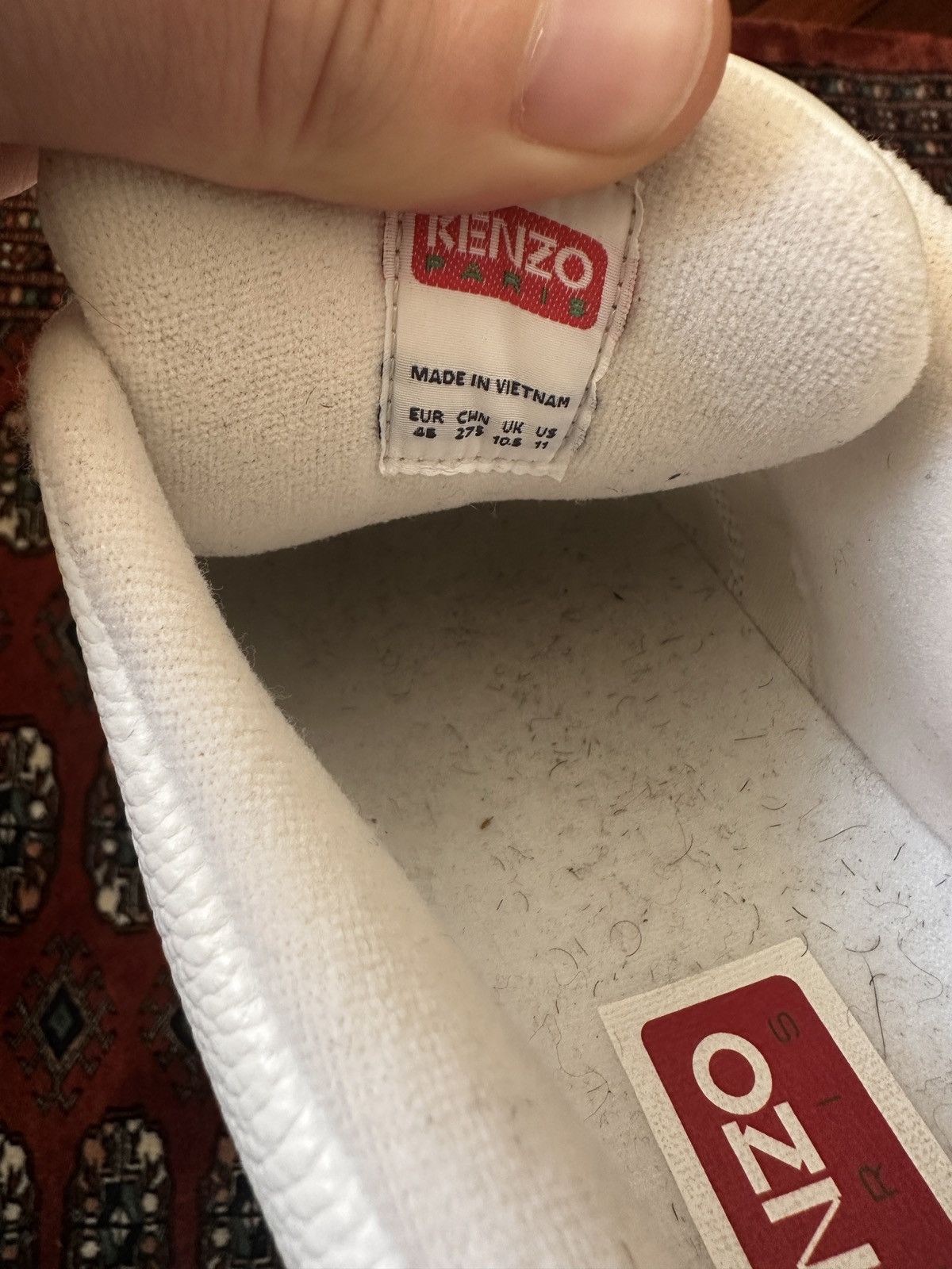 Kenzo Kenzo Pace Low-Top Trainers in White, UK 10 Size US 10 / EU 43 - 9 Thumbnail