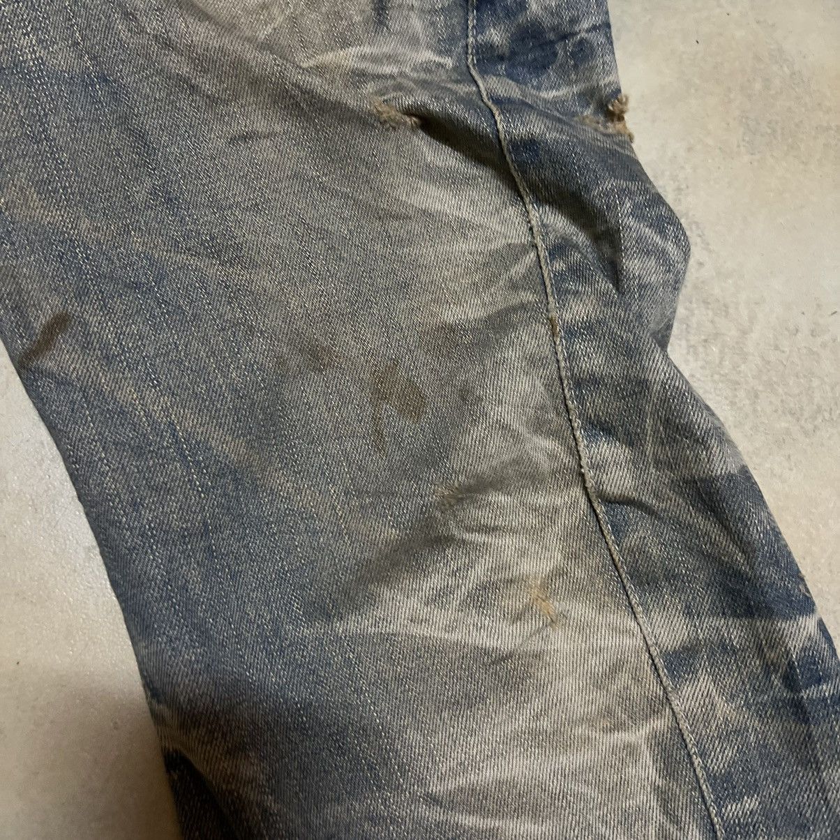 Japanese Brand Rattle Trap Japanese Brand Distressed Style Denim Jeans Size US 33 - 17 Thumbnail