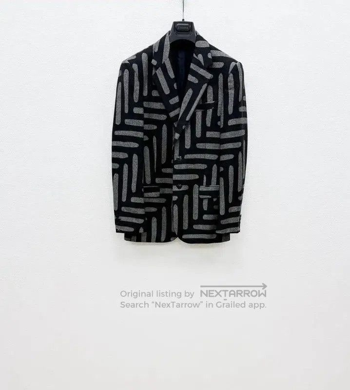Versace Versace Gray Wool Men's Long Sleeve Jacket . Size US L / EU 52-54 / 3 - 1 Thumbnail