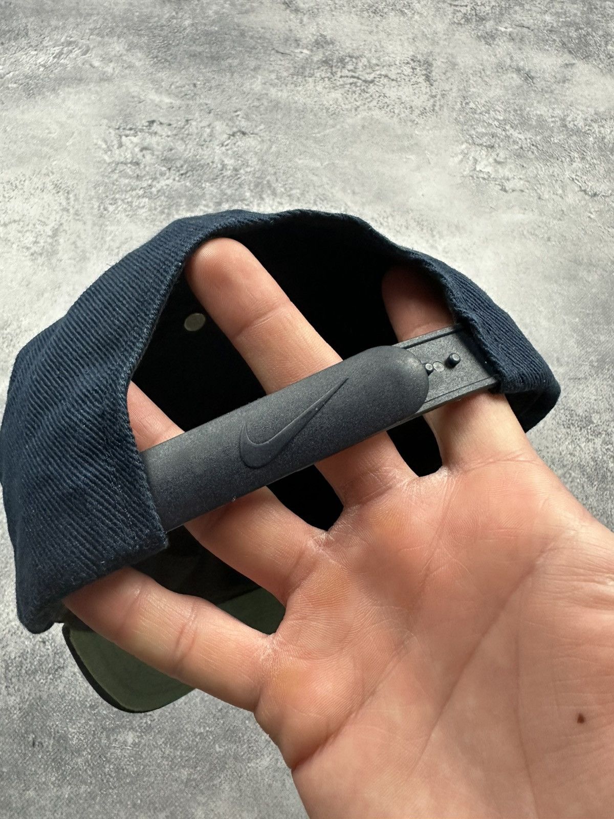 Nike Vintage 90s Nike Y2K Dad Hat Drill Swoosh Streetwear Cap Size ONE SIZE - 12 Thumbnail