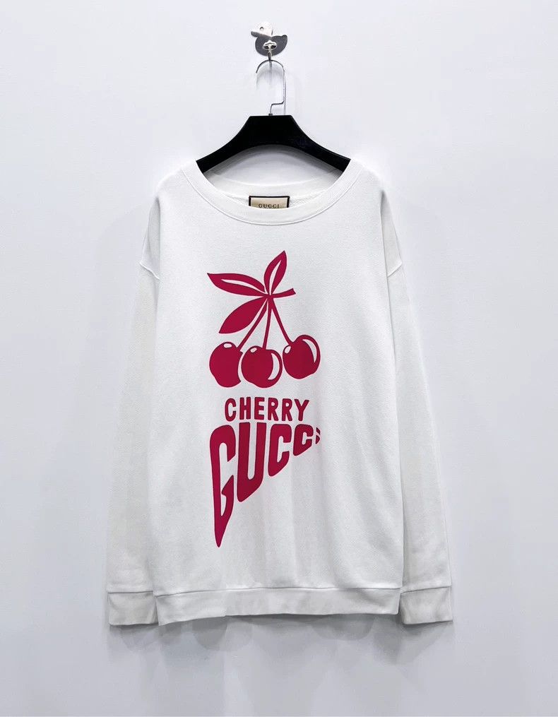 Gucci Gucci Cherry cherry letter logo sweatshirt 2501-Nextarrow Size US M / EU 48-50 / 2 - 1 Thumbnail