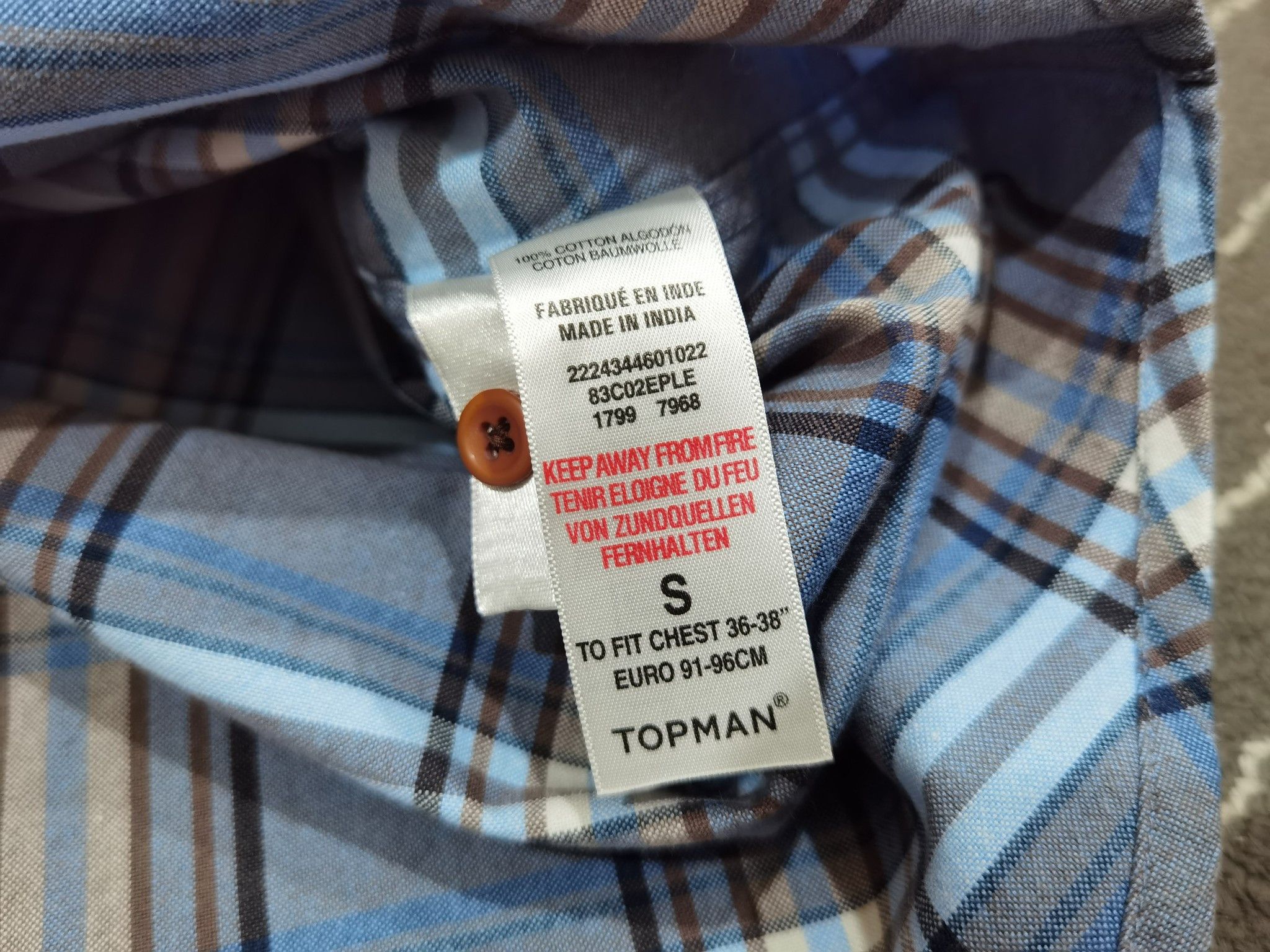 Topman TOPMAN button up man XS 8126 Size US XS / EU 42 / 0 - 10 Thumbnail