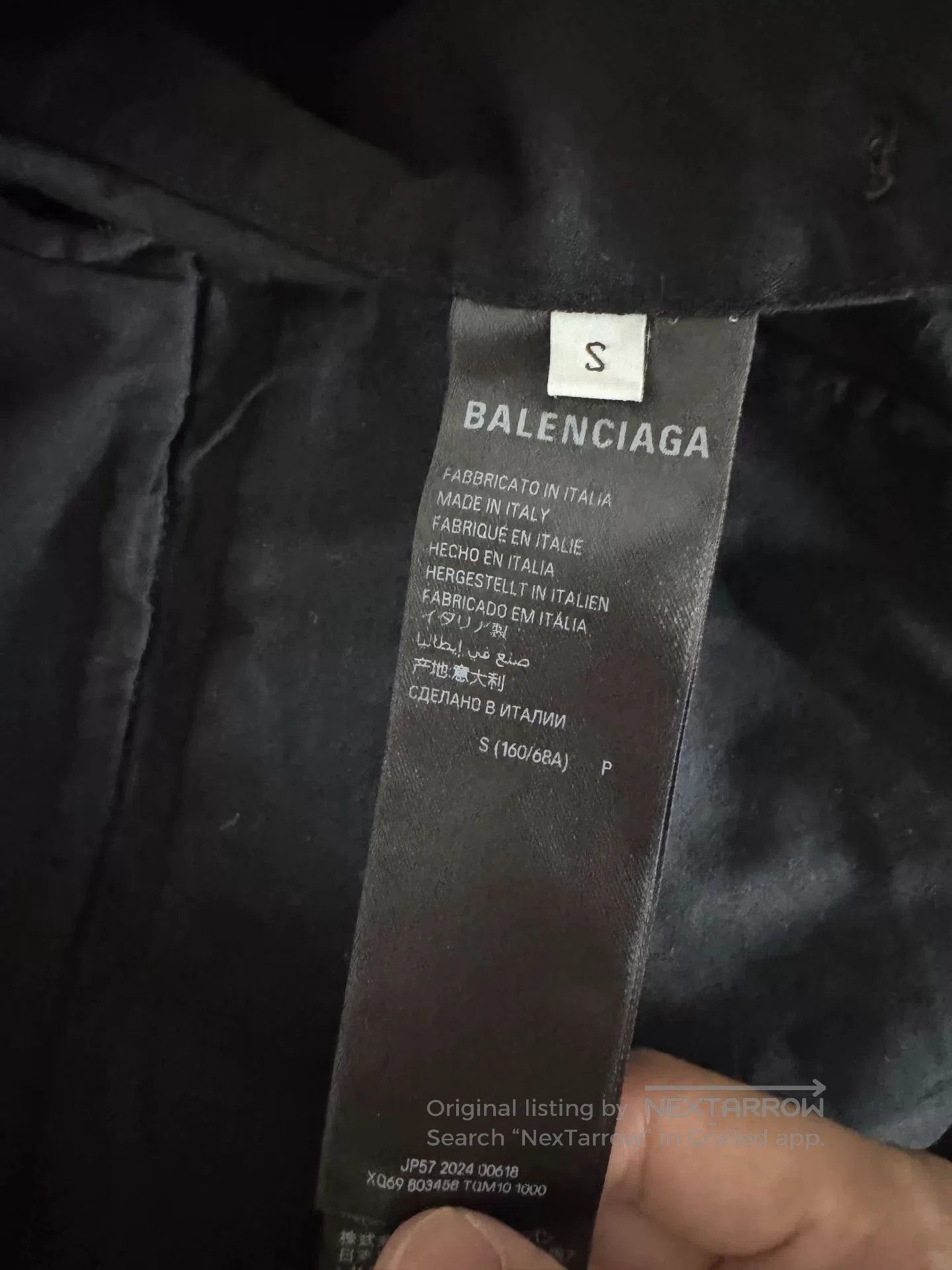 Balenciaga balenciaga pocket cargo pants in black. Size US 26 / EU 42 - 6 Thumbnail