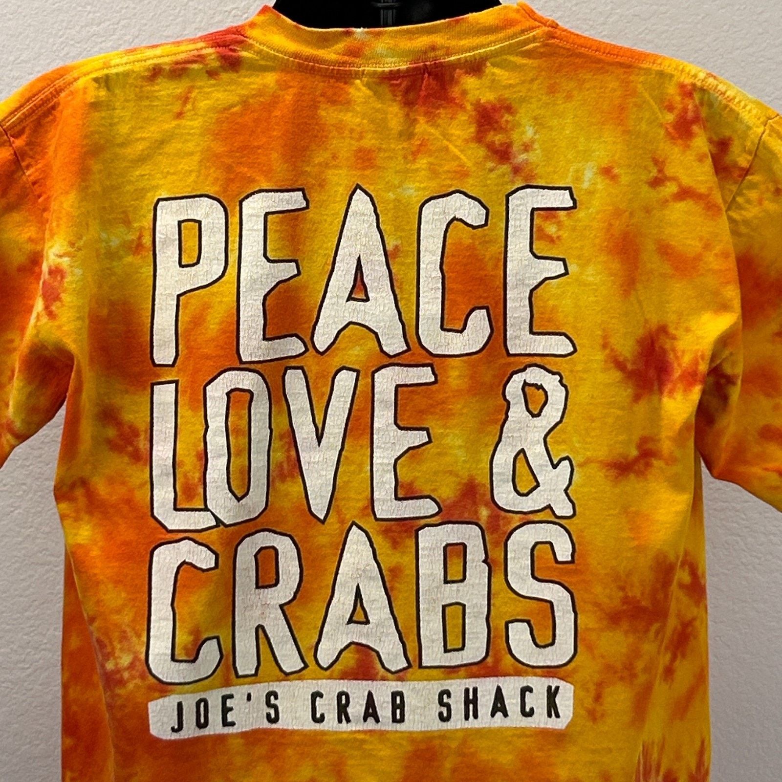 Vintage Vintage Joes Crab Shack T Shirt Mens L Large Orange 90s Size US L / EU 52-54 / 3 - 7 Thumbnail
