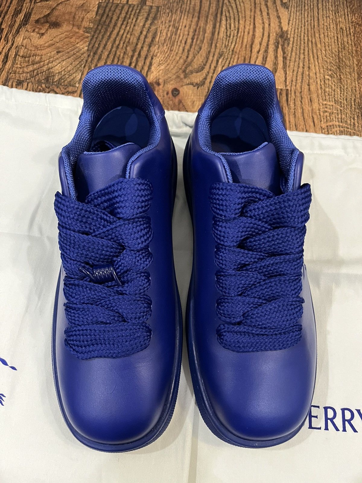 Burberry Burberry Leather Box Sneakers Size US 9 / EU 42 - 8 Thumbnail
