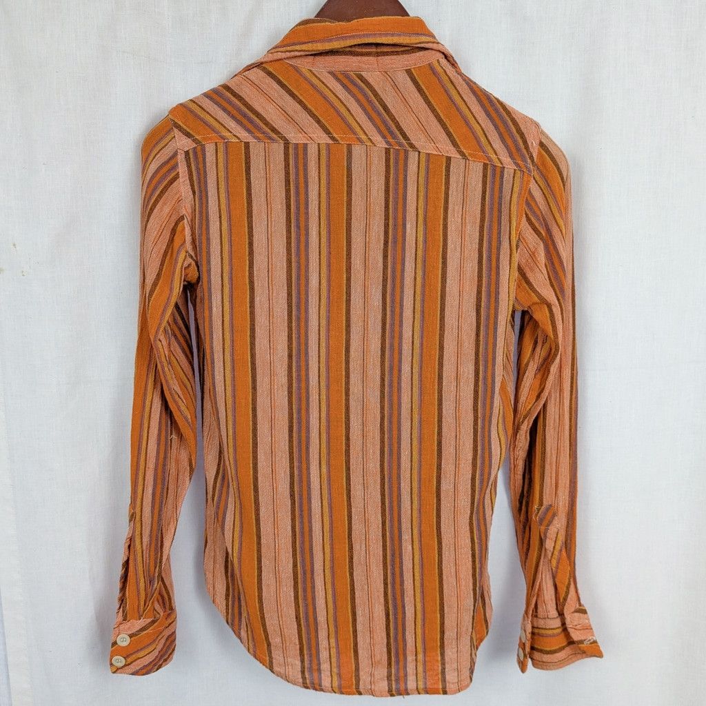 Vintage Vintage Santa Cruz Imports Striped Indian Cotton Hippie Top Size L / US 10 / IT 46 - 4 Thumbnail