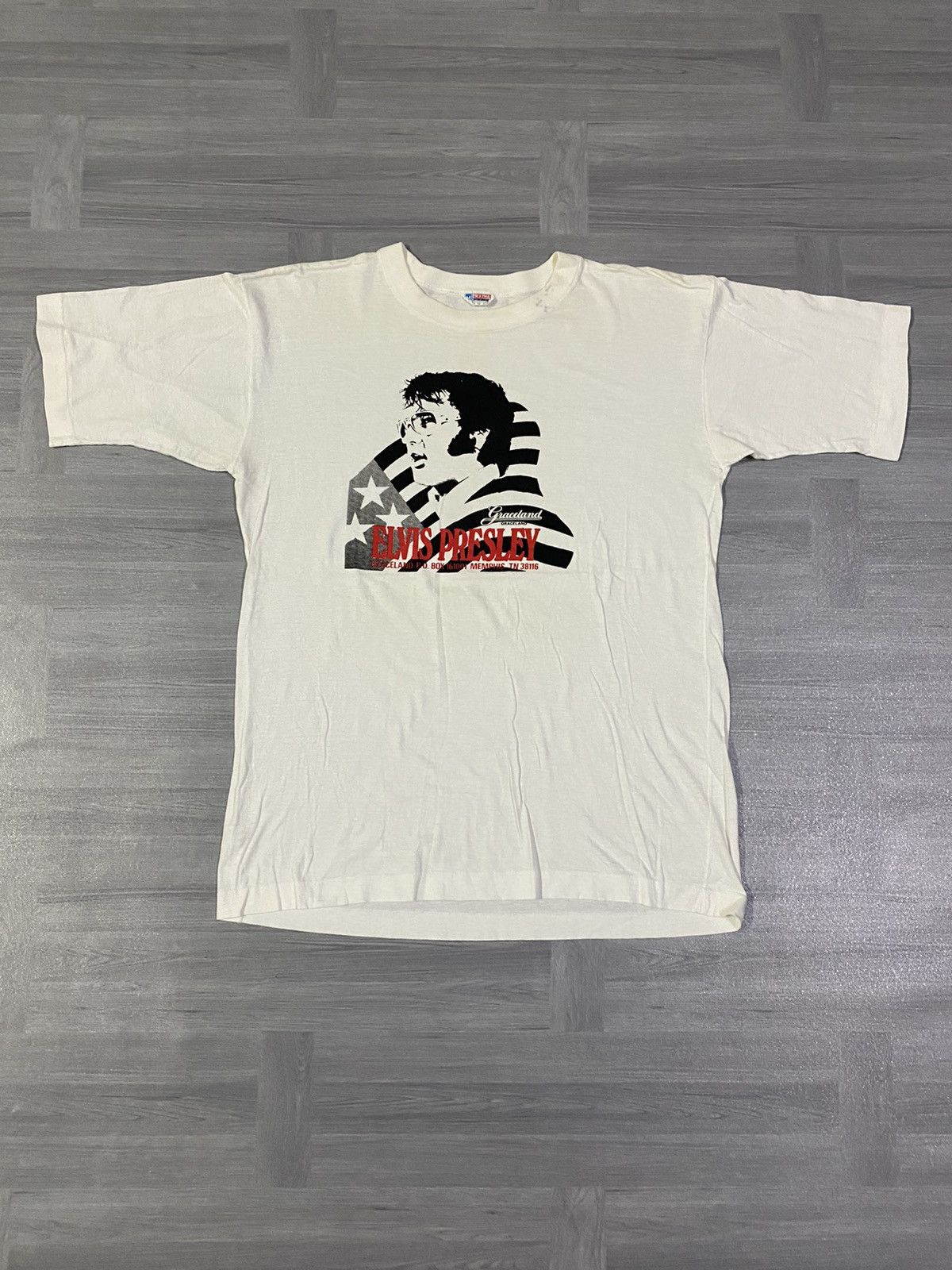 Band Tees Vintage Graceland Elvis Presley T-Shirt Size US M / EU 48-50 / 2 - 1 Thumbnail