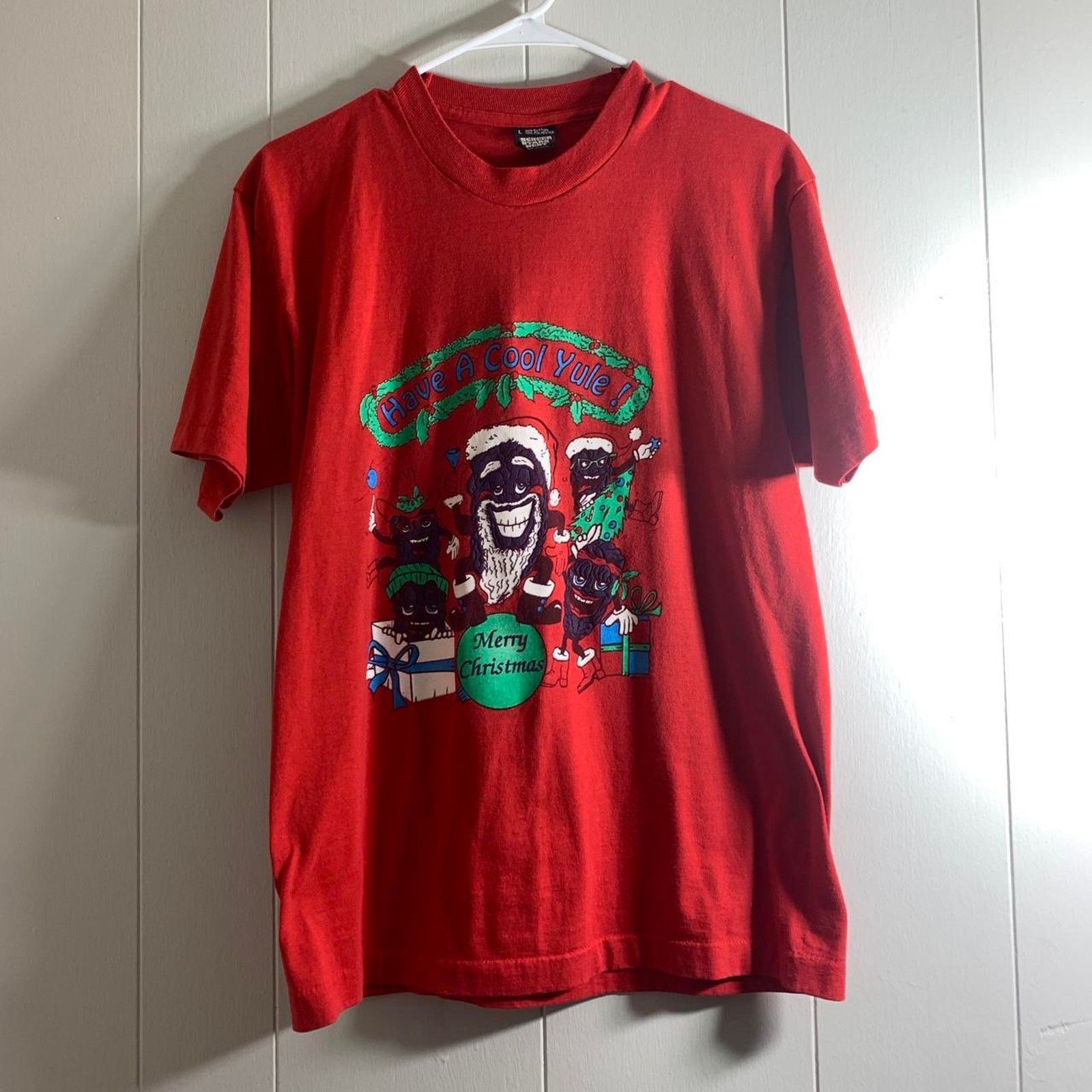 Other vintage 80’s CALIFORNIA RAISINS Merry Christmas tee shirt L Size US L / EU 52-54 / 3 - 2 Thumbnail