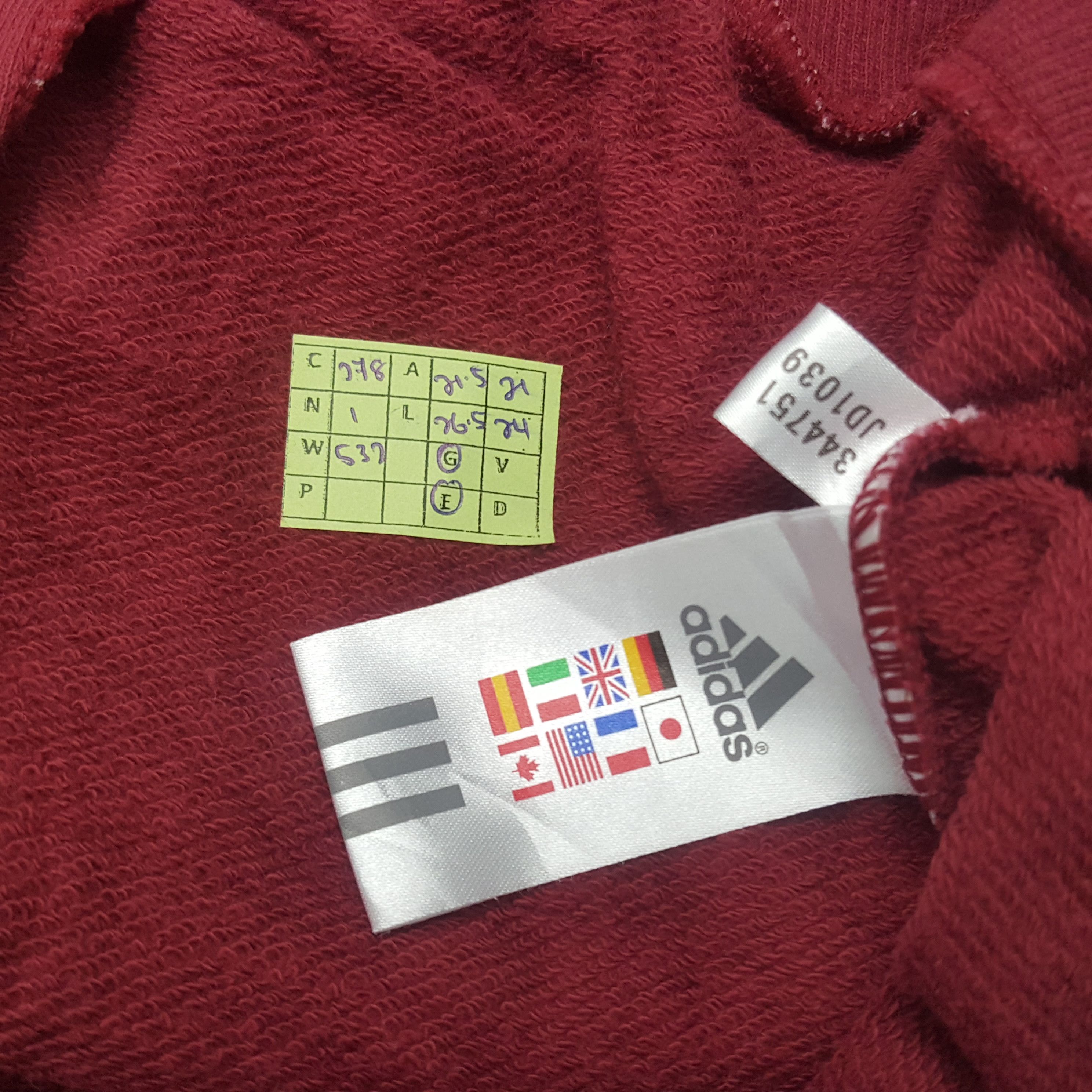 Adidas × Vintage × Yohji Yamamoto Vintage Adidas LHR Yohji Yamamoto Custom Art Sweatshirt Size US M / EU 48-50 / 2 - 8 Thumbnail