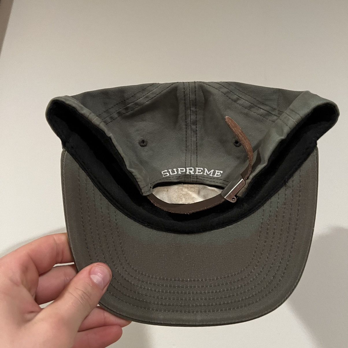 Supreme Supreme Og Olive S Logo hat Size ONE SIZE - 9 Thumbnail