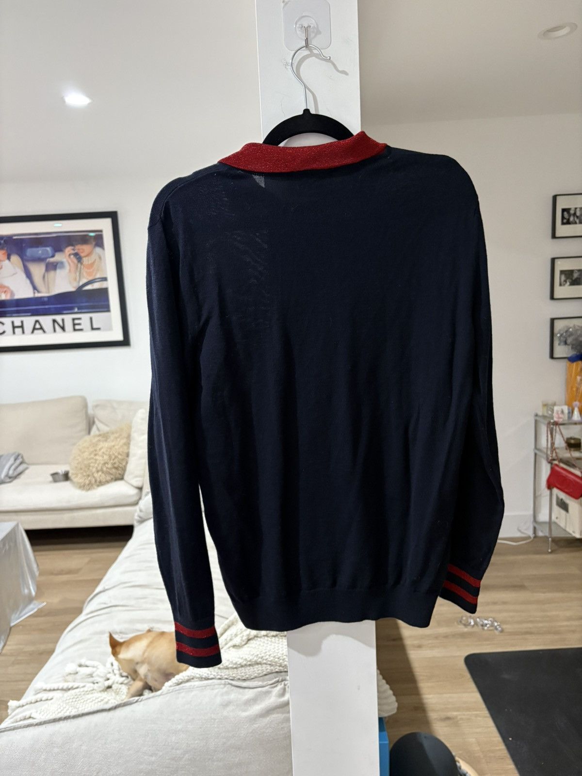 Maison Kitsune Maison Kitsuné Navy / Red Shirt Size US S / EU 44-46 / 1 - 5 Thumbnail