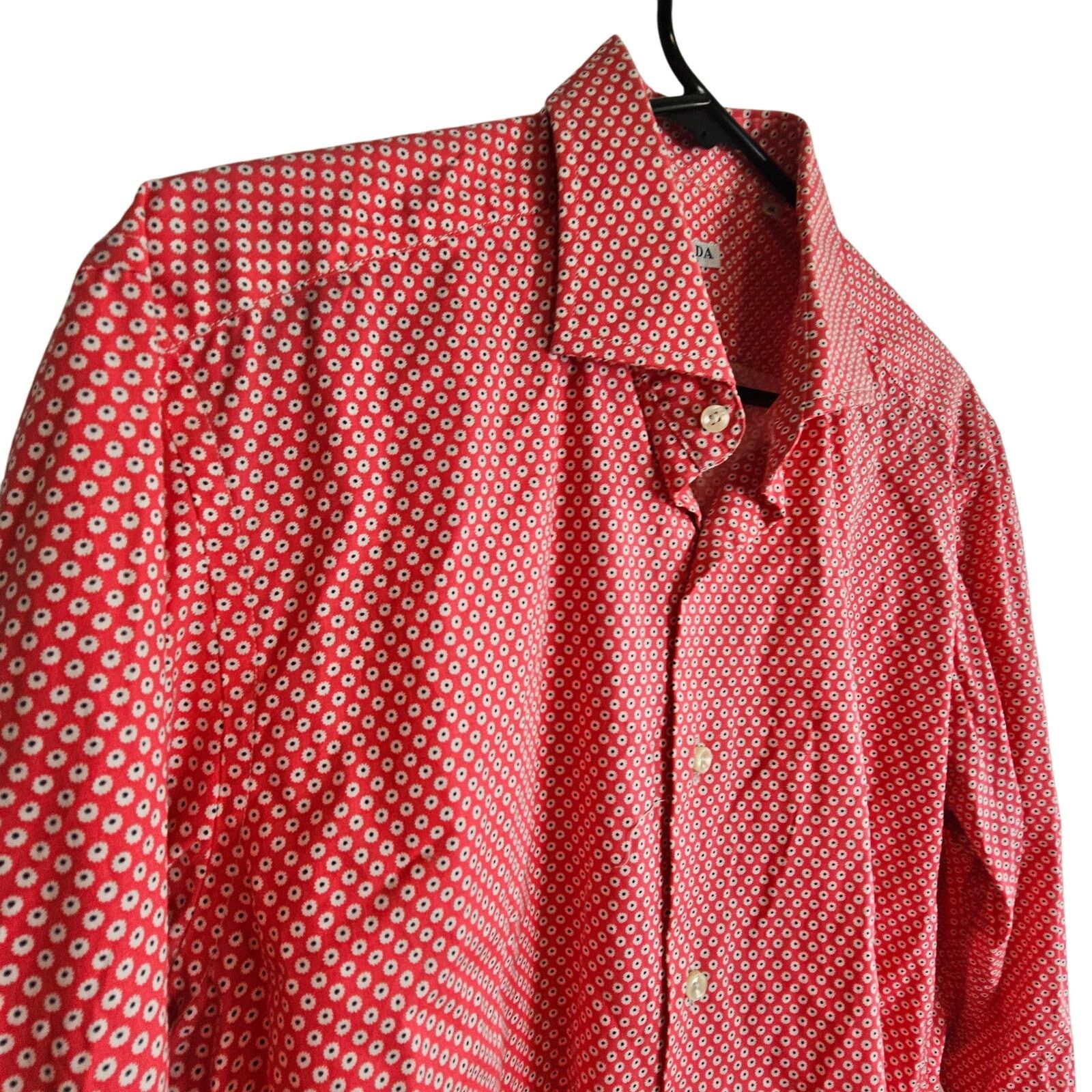Jack Spade Spada Roma Mens Floral Button Shirt Size 41 Spread Collar Size US L / EU 52-54 / 3 - 5 Thumbnail