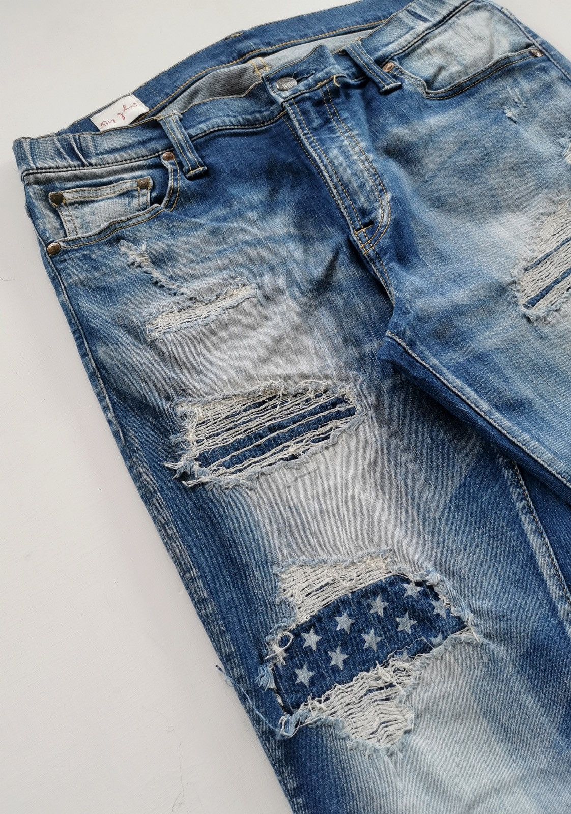 Big John Big John Patchwork Isko Denim Jeans Size US 34 / EU 50 - 3 Thumbnail