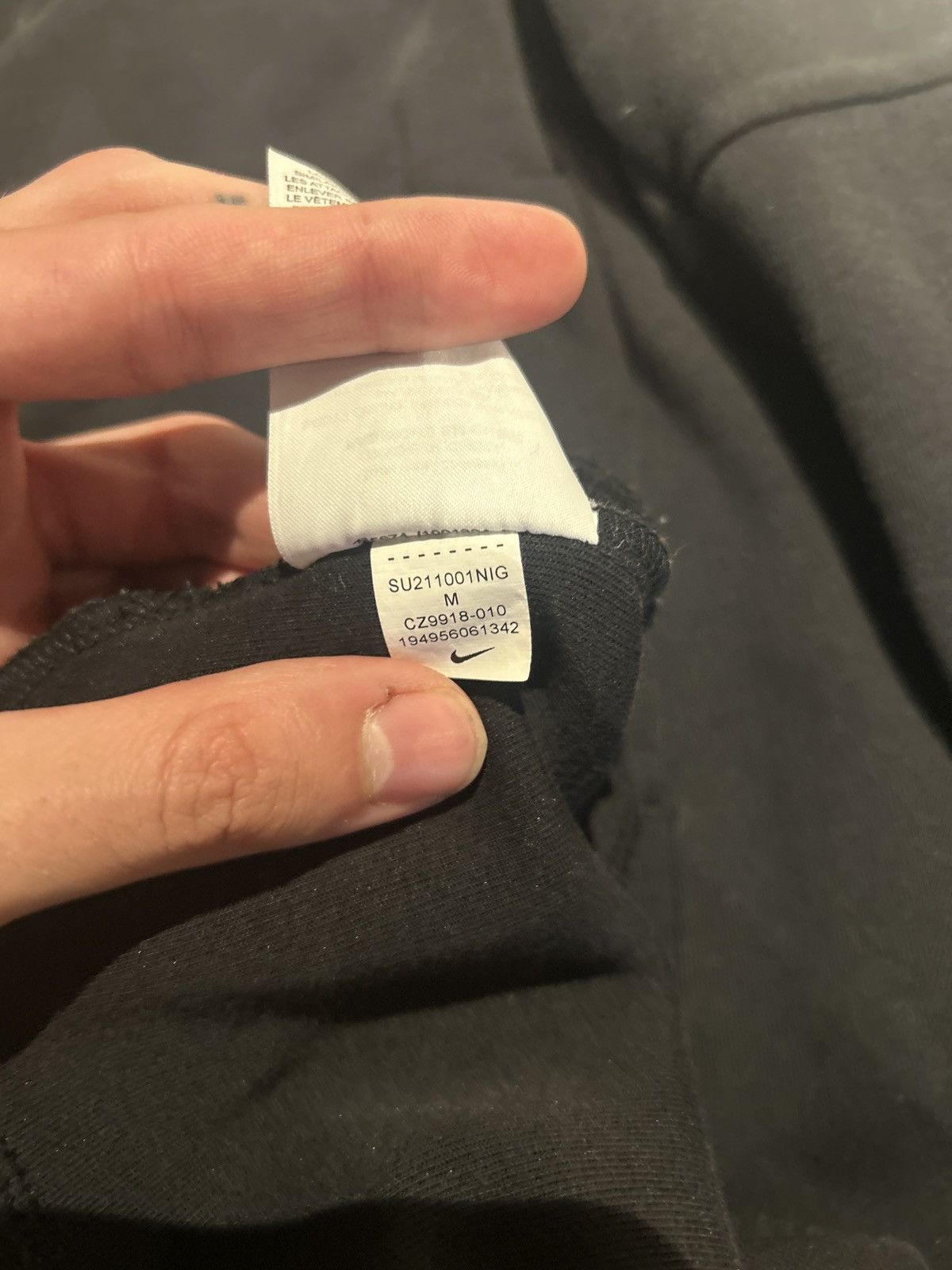 Nike Nike Tech Fleece Full Set Washed Black Hoodie&pants Size L/M Size US M / EU 48-50 / 2 - 7 Thumbnail