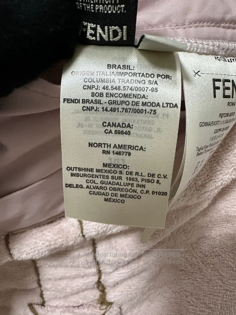 Fendi Fendi Pink short dress for runway Size 26" / US 2 / IT 38 - 5 Thumbnail