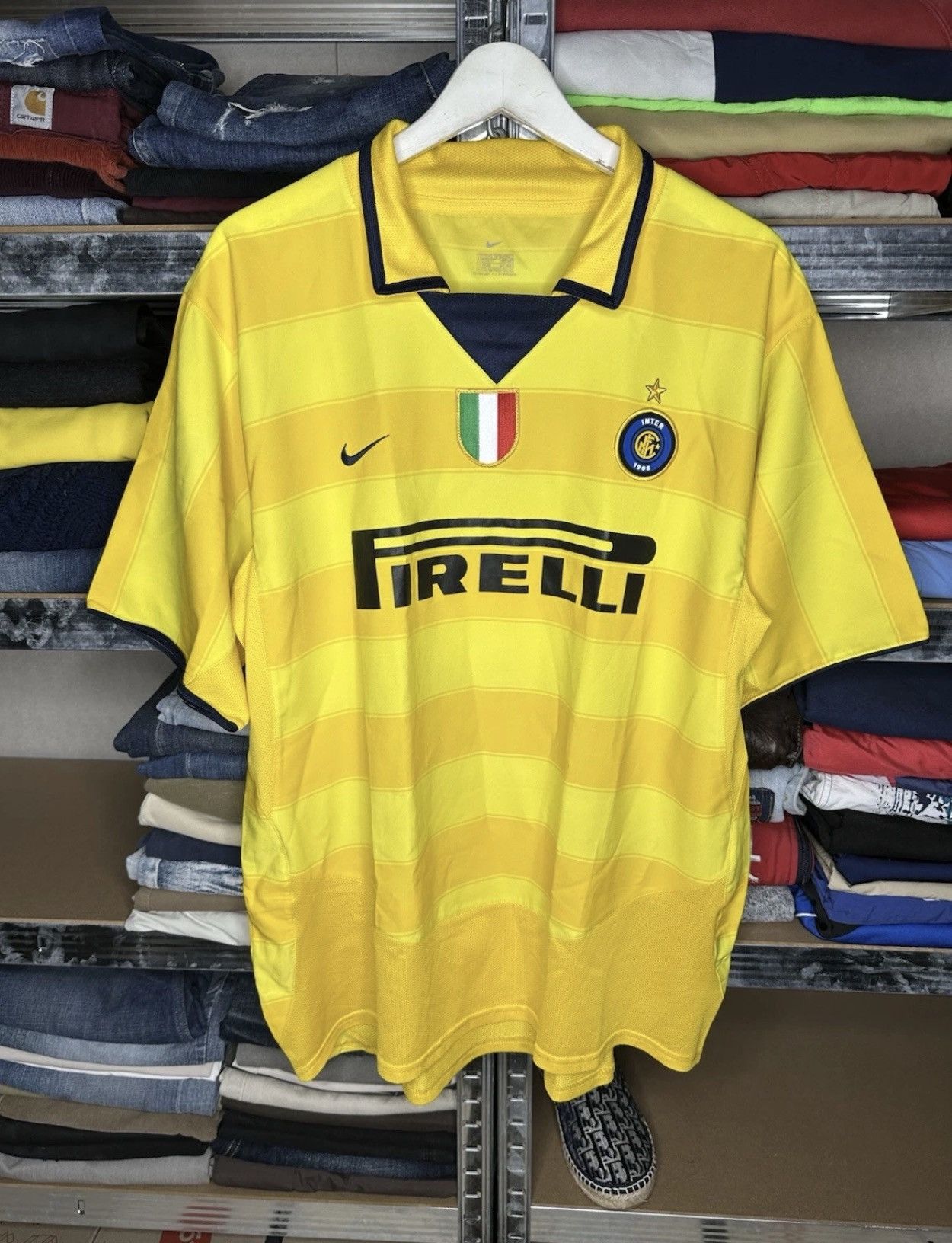Nike NIKE INTER MILAN 2004 AWAY Football Shirt JERSEY Size US XXL / EU 58 / 5 - 1 Thumbnail