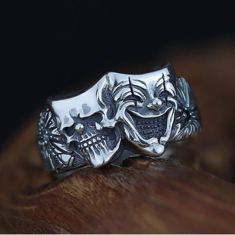 Other Retro Two Face Joker Ring Size ONE SIZE - 2 Thumbnail