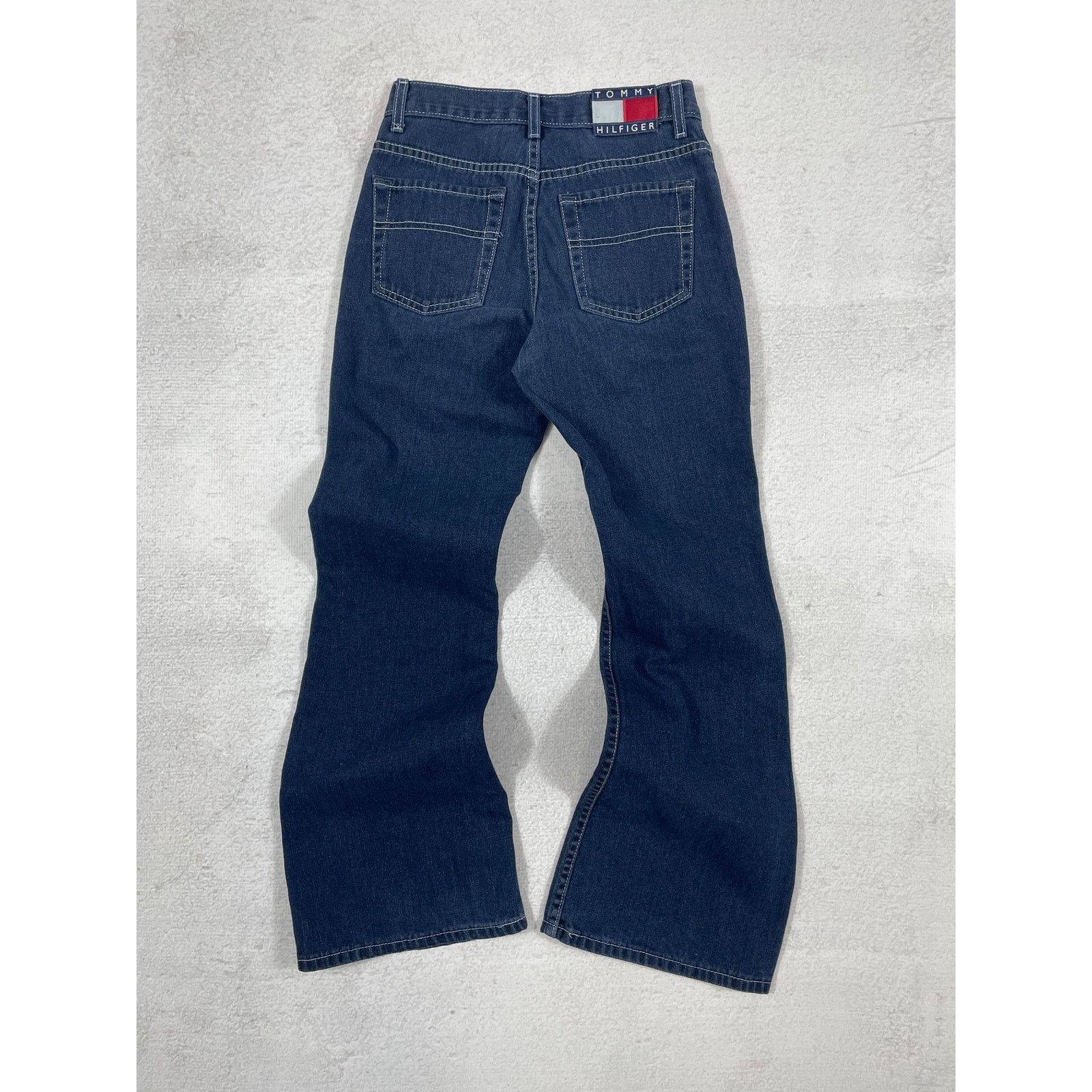 Tommy Hilfiger Vintage Tommy Hilfiger Blue Flare Jeans - Women's 14 Size 28" / US 6 / IT 42 - 2 Thumbnail