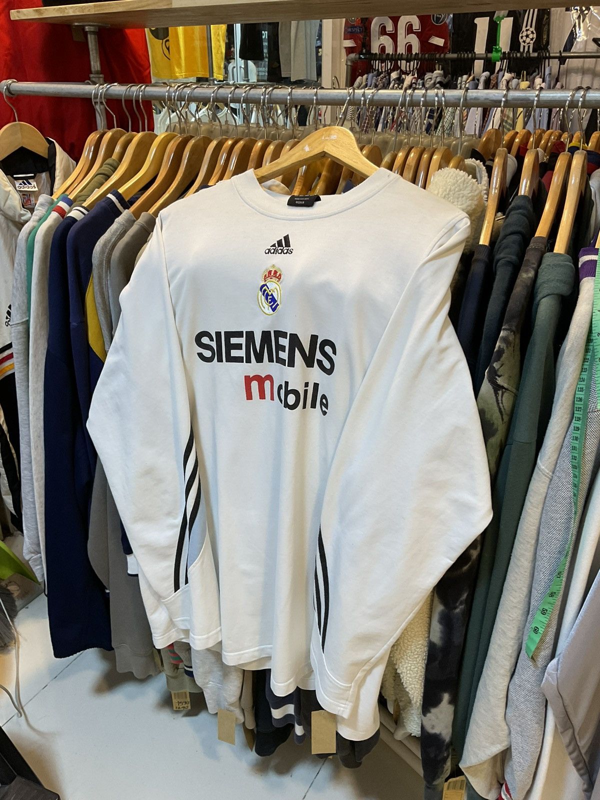 Adidas Vintage Madrid Training Long Sleeves Size US L / EU 52-54 / 3 - 1 Thumbnail