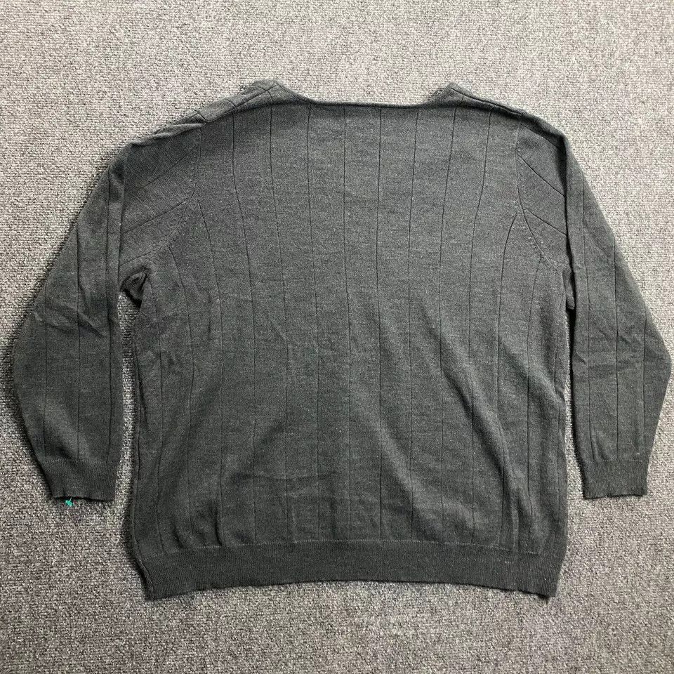 Other Roaman's Sweater Women's 2X 26/28 Gray V-Neck Pullover Size ONE SIZE - 6 Thumbnail