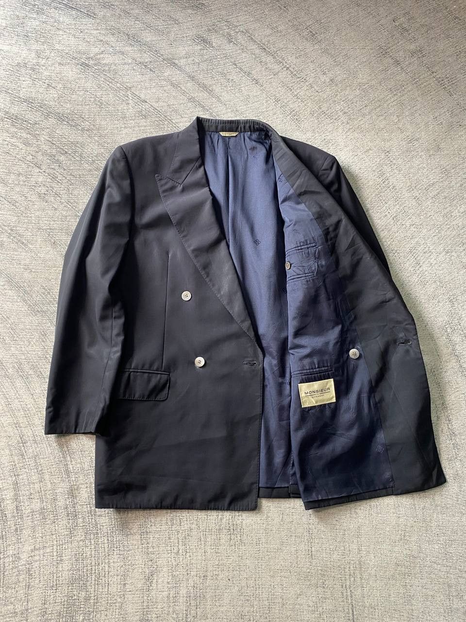 Givenchy × Vintage Vintage Givenchy Double Breasted Blazer Size 42R - 11 Thumbnail