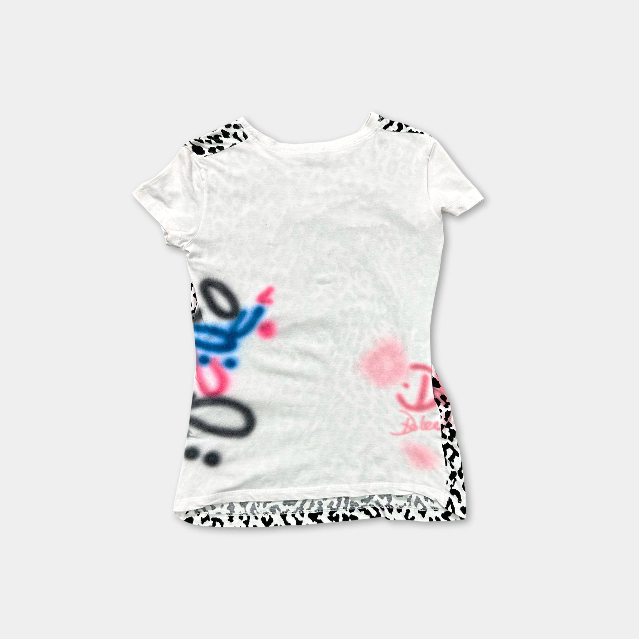Dolce & Gabbana Dolce & Gabbana Leopard Pop Cotton T-Shirt Size XS / US 0-2 / IT 36-38 - 6 Thumbnail