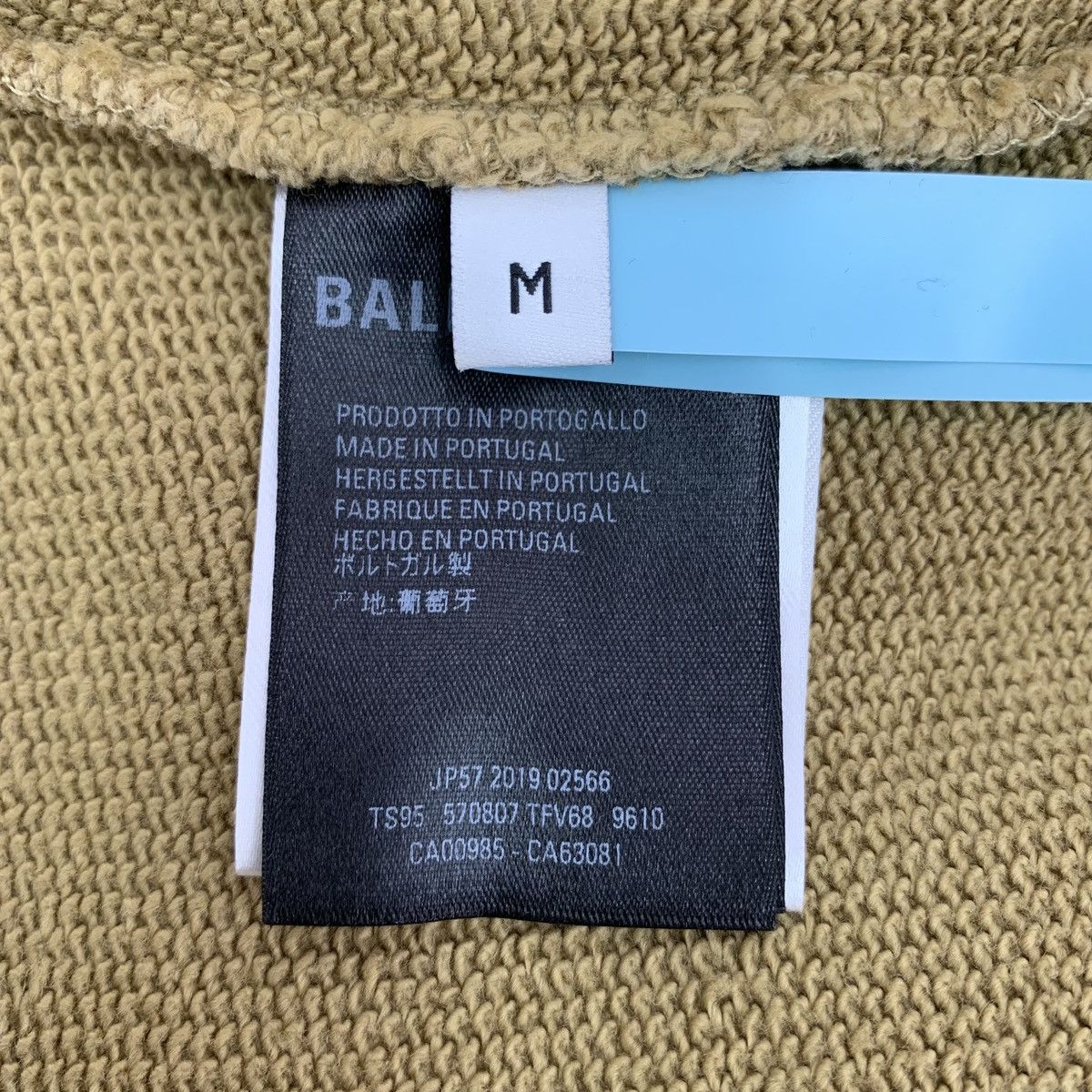 Balenciaga Balenciaga Brown Logo Embroidered Crew Neck Sweatshirt K26WX Size US M / EU 48-50 / 2 - 6 Thumbnail