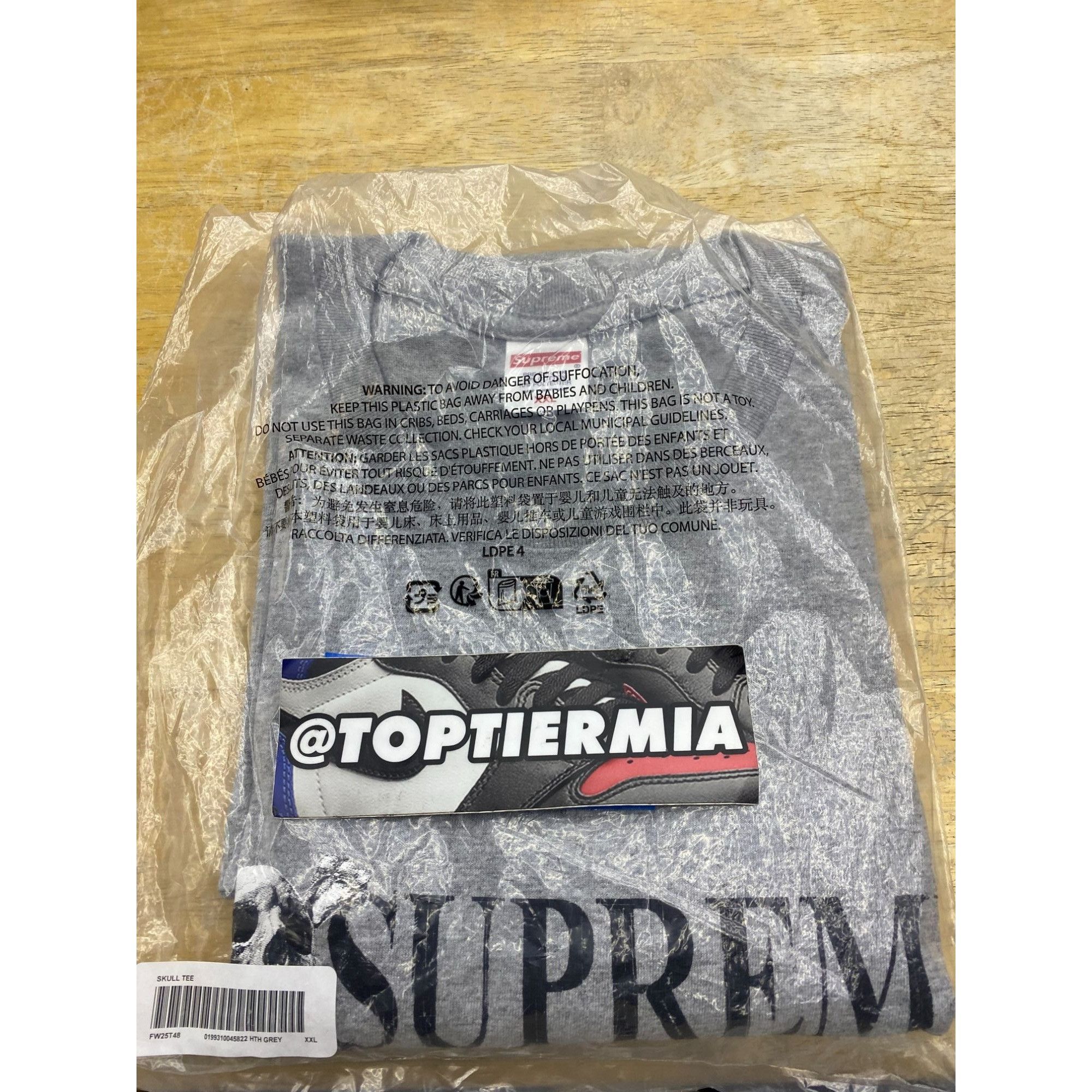 SUPREME Dust Tee Ash Grey Tシャツ サイズS Supreme Supreme Dust Tee Grey | Grailed