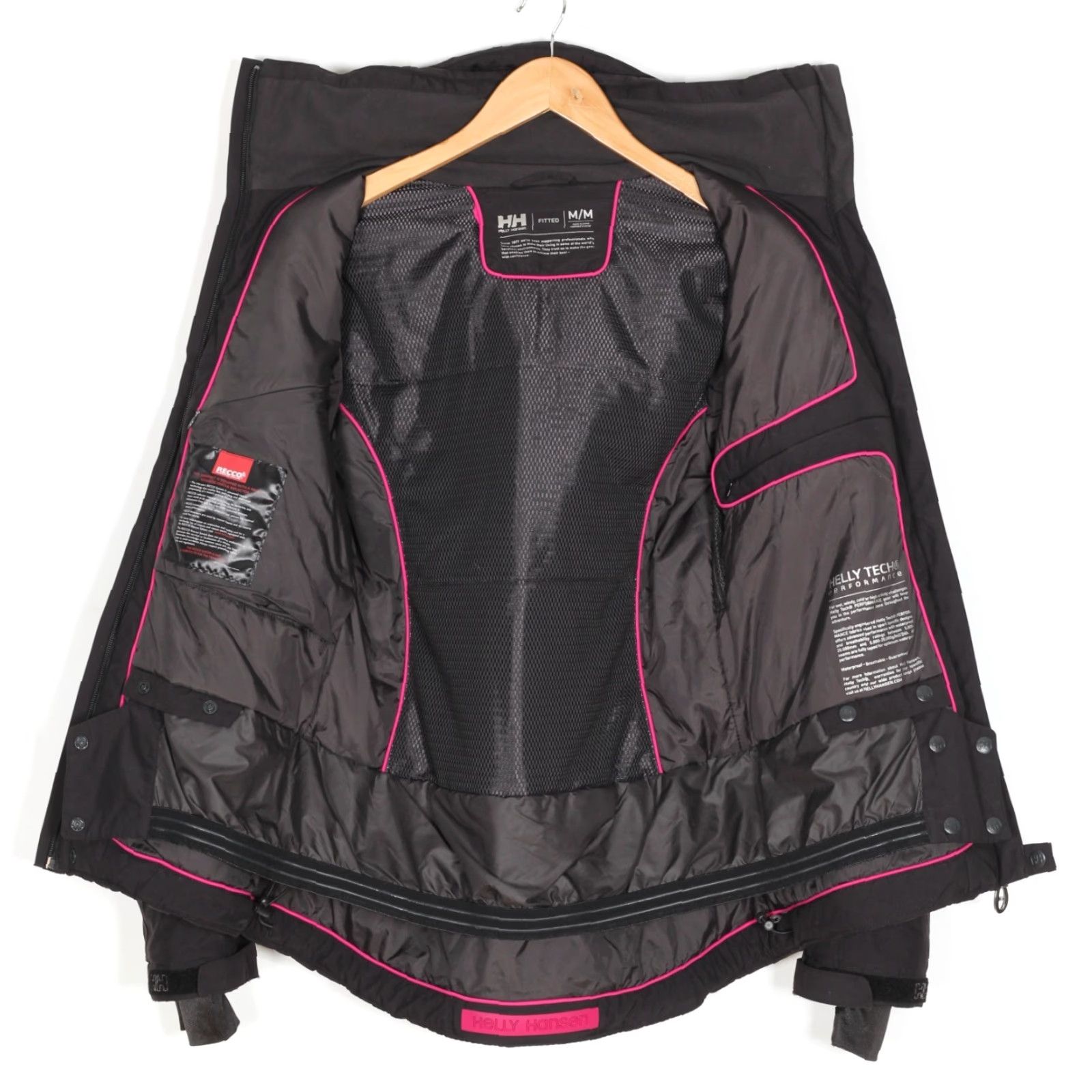 Helly Hansen HELLY HANSEN RECCO Ski Jacket Women M Hooded Waterproof Size M / US 6-8 / IT 42-44 - 4 Thumbnail