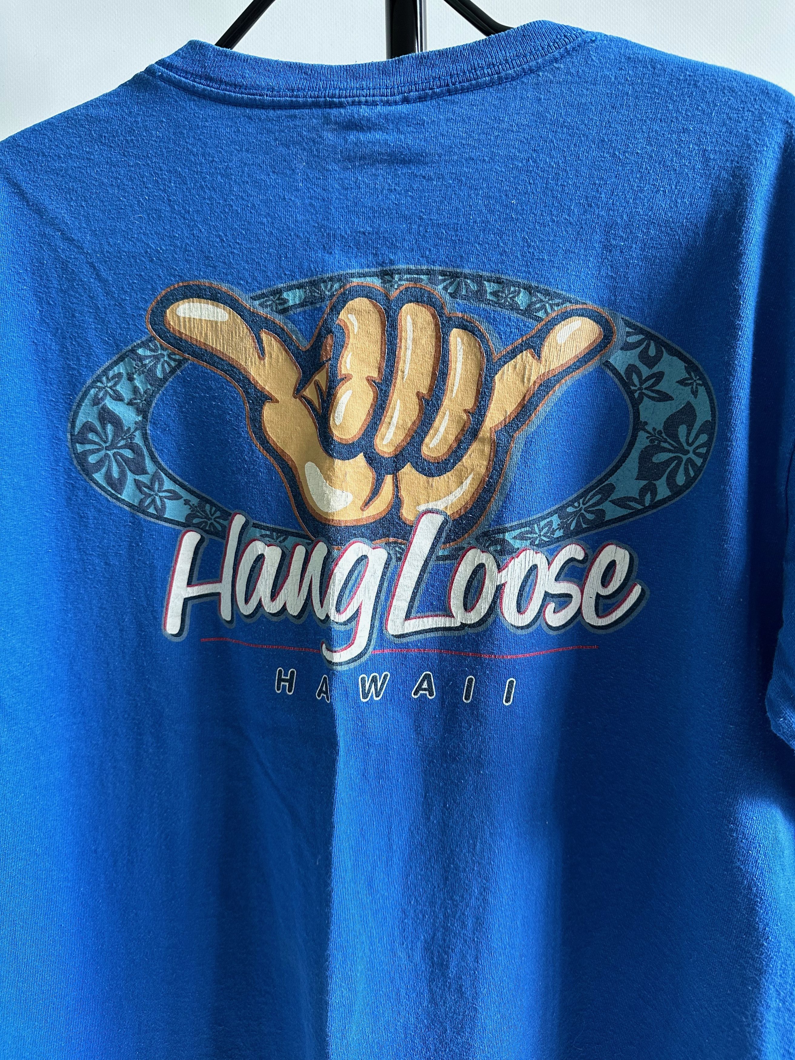 Anvil Anvil Hang Loose Hawaii Surf style t shirt blue Size US M / EU 48-50 / 2 - 7 Thumbnail