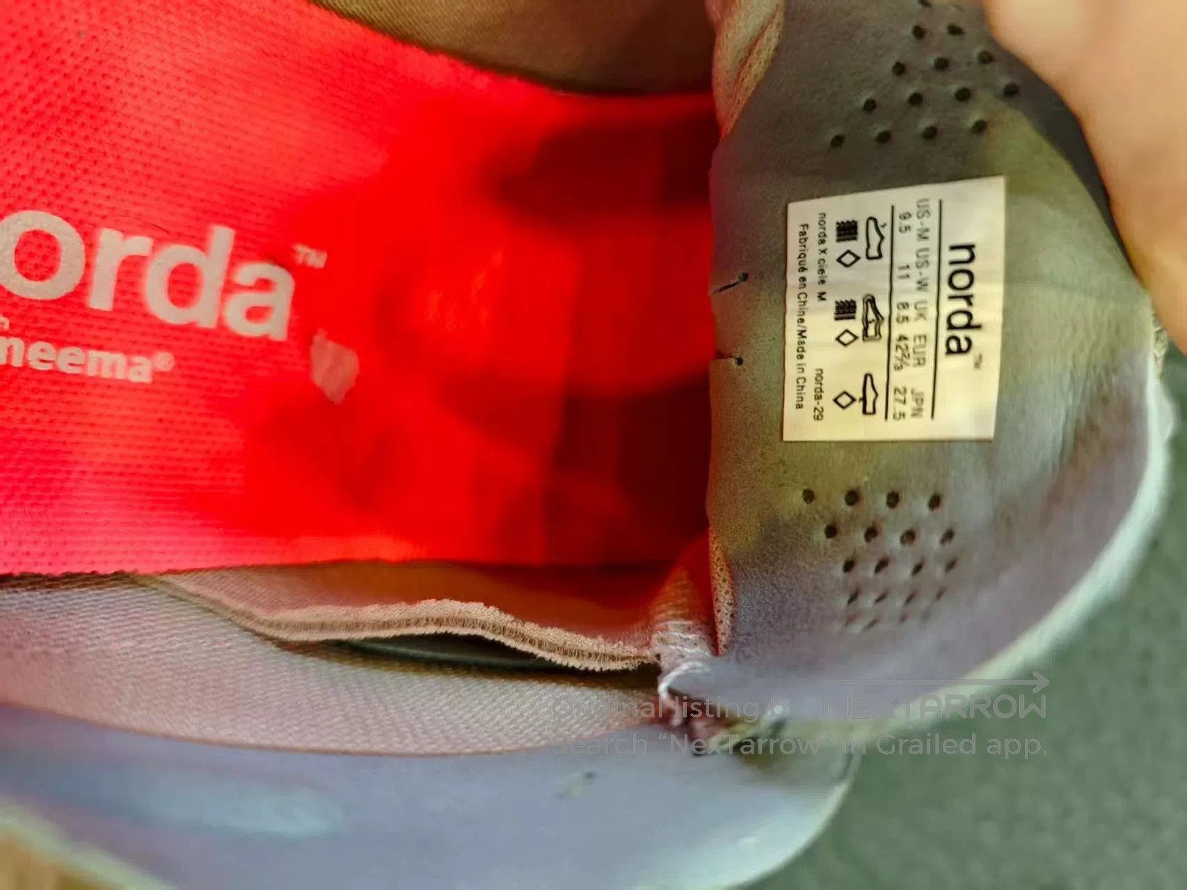 norda norda 001 ciee collaboration running shoes. Size US 10 / EU 43 - 4 Thumbnail