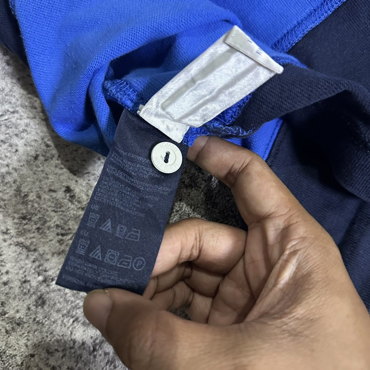 Tommy Hilfiger Tommy Hilfiger Men's #8 H Block Logo Rugby Shirt Size US M / EU 48-50 / 2 - 7 Thumbnail