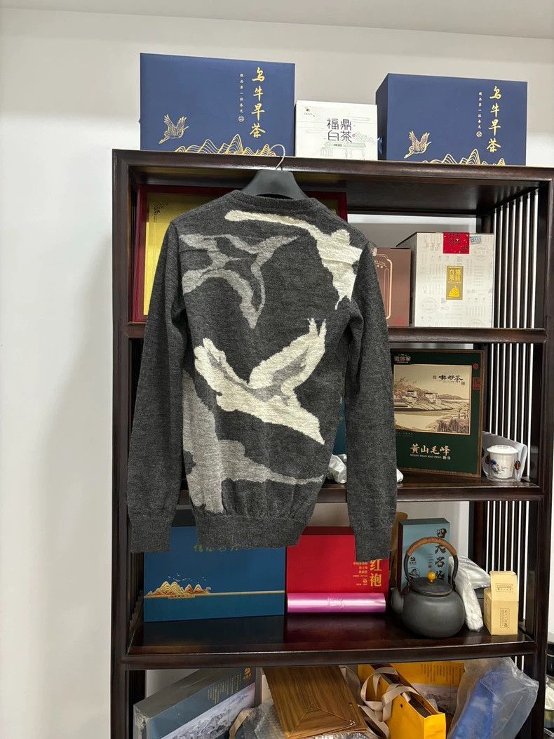 Dior Dior Alpaca Sweater with Bird Design-2505 Size US XS / EU 42 / 0 - 2 Thumbnail