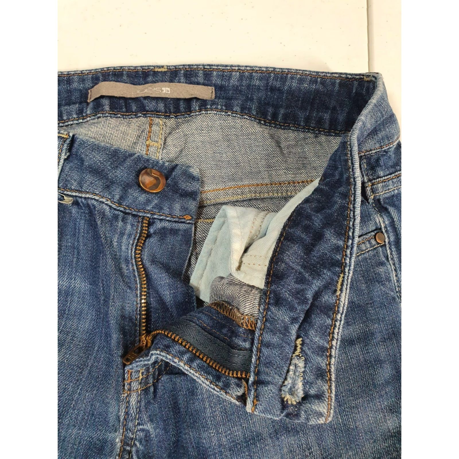 Vintage Joe's Jeans Women 26 Honey Fit Stretch Medium Wash Bootcut Jeans Denim Cotton Spandex 5-Pocket Button Zip Belt Loops Regular Inseam 28 Blue Size 26" / US 2 / IT 38 - 7 Thumbnail