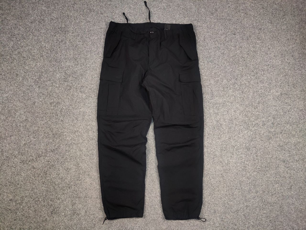 Japanese Brand Perfect black Ripstop Cargo Pants Regular Fit Vintage Style Size US 36 / EU 52 - 6 Thumbnail