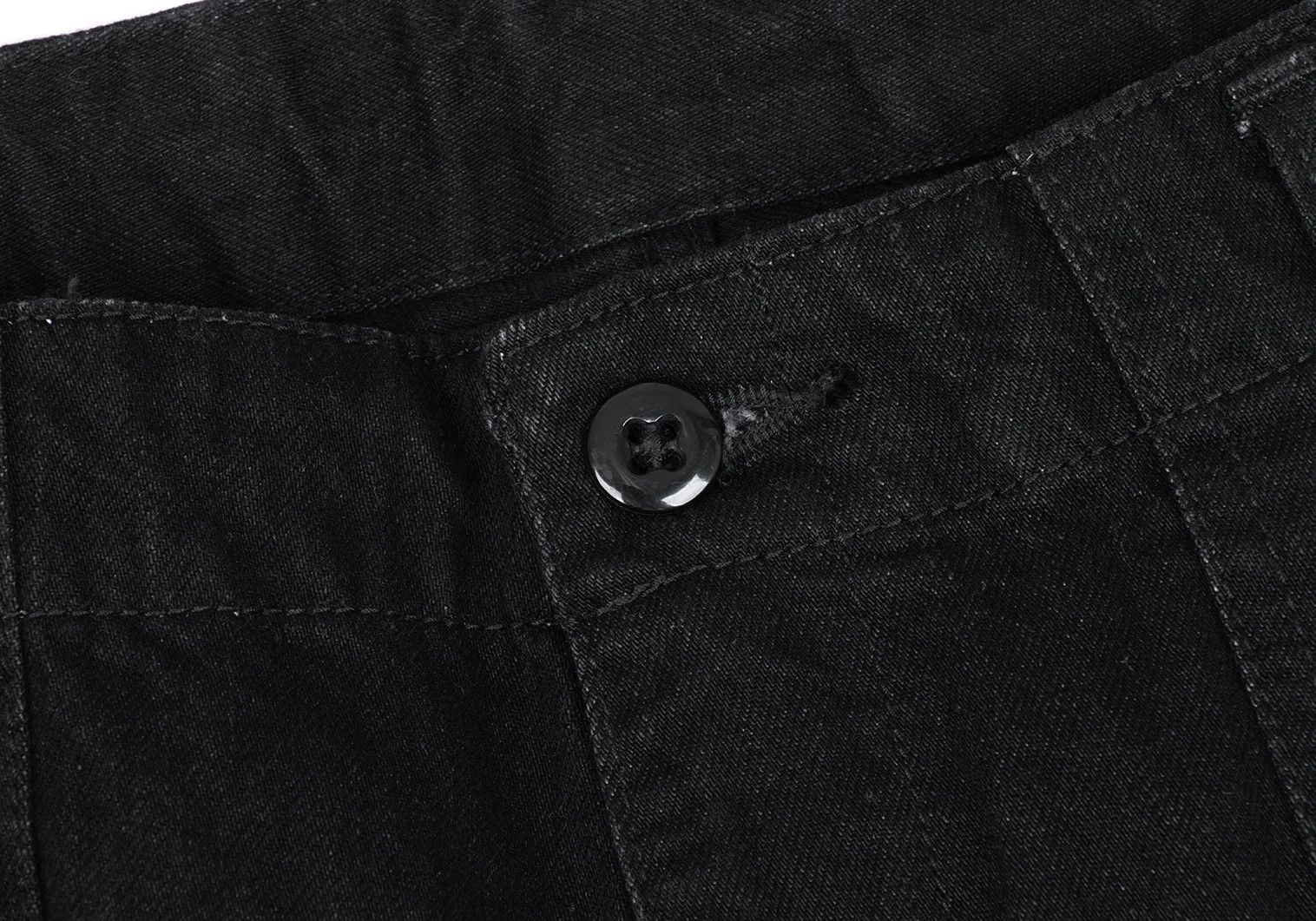 Yohji Yamamoto BLACK Scandal Yohji Yamamoto Zip Hem Denim Pants Size US 32 / EU 48 - 4 Thumbnail