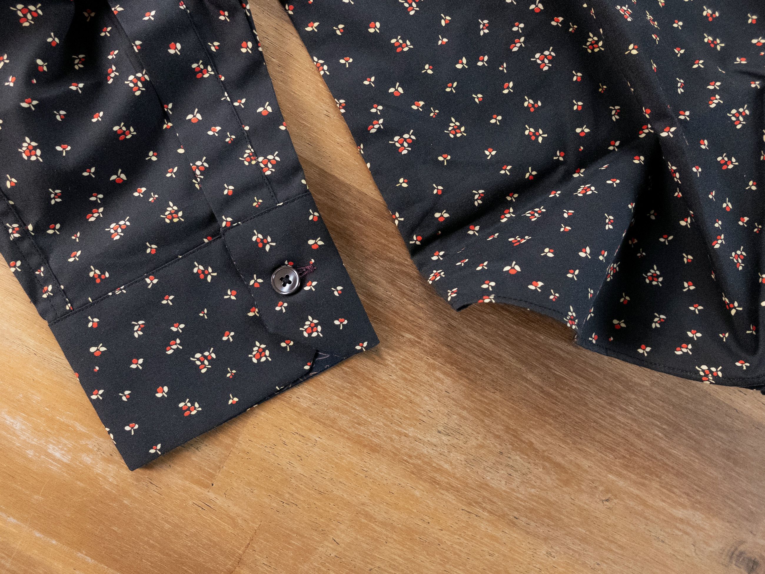 Paul Smith PAUL SMITH mainline black slim fit floral print shirt Medium Size US M / EU 48-50 / 2 - 6 Thumbnail