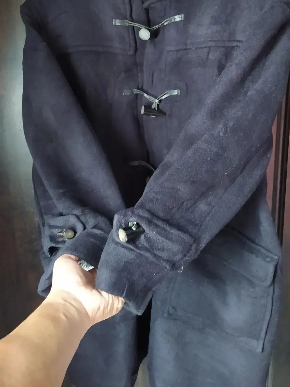 Burberry Burberry's England Duffle Coat Full Plaid Lining Wool Toggle Size US XL / EU 56 / 4 - 4 Thumbnail
