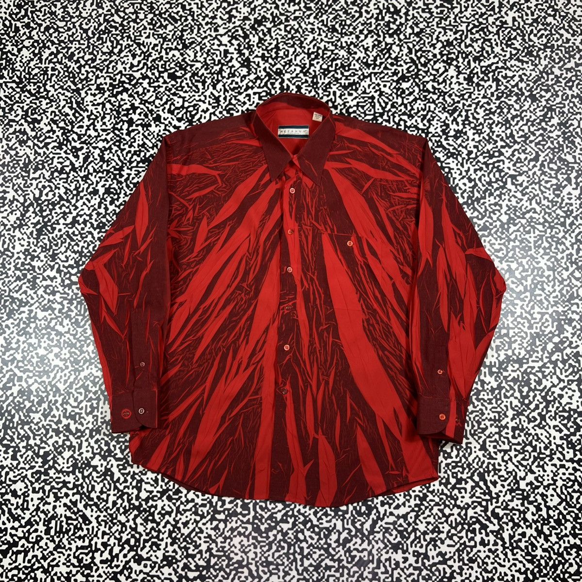 Japanese Brand Vintage Y2K Japanese Abstract Issey Miyake Style Retro Shirt Size US L / EU 52-54 / 3 - 1 Thumbnail