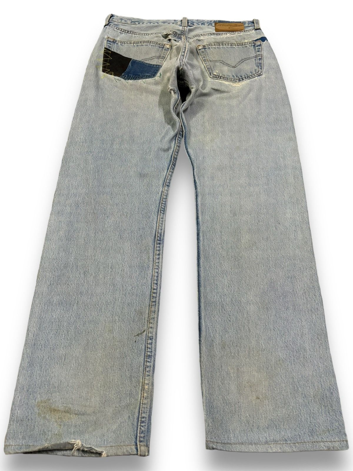 Kapital Vintage Levis 501 Patchwork Jeans Reconstructed by Kalimera Size US 32 / EU 48 - 2 Thumbnail
