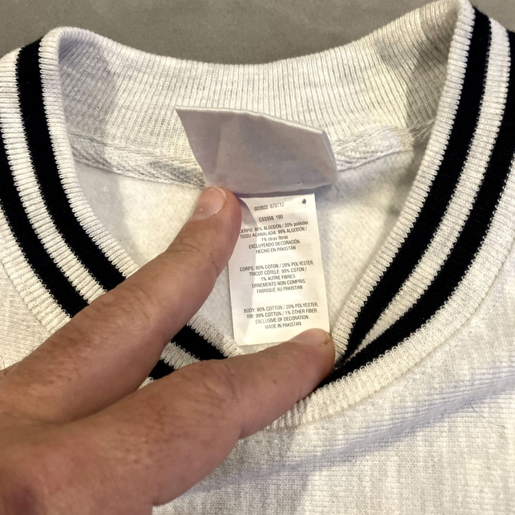 Champion Champion Reverse Weave - Barstool Golf - Crewneck Pullover Sweatshirt - M - Gray - Men - Sweatshirt Size US M / EU 48-50 / 2 - 4 Thumbnail