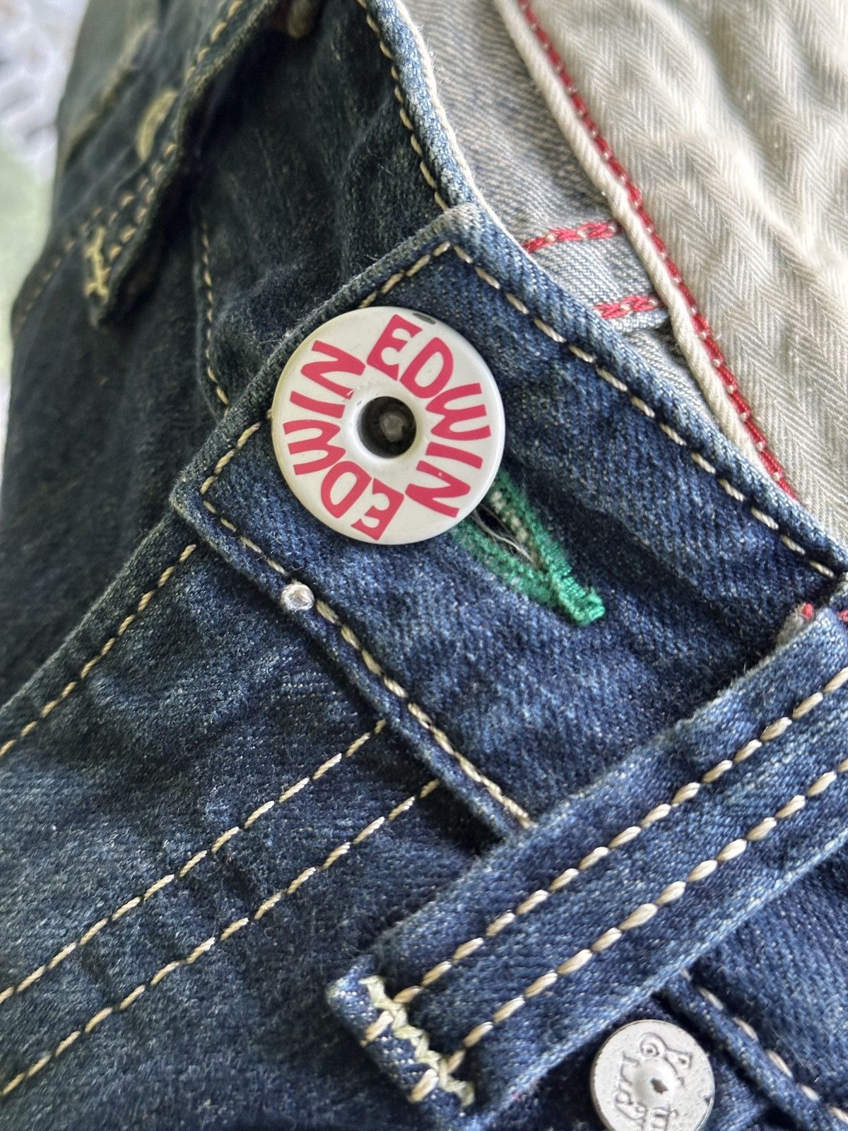 If Six Was Nine Vintage Edwin Exclusive Vintage Rainbow 💥 Size US 32 / EU 48 - 8 Thumbnail