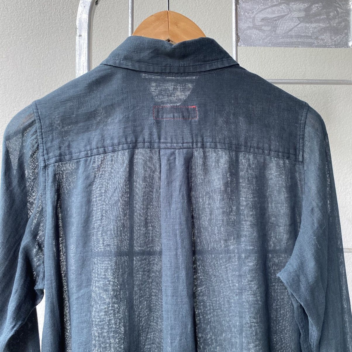 Y's Y’s Yohji Yamamoto Transparent Linen Black Shirt Size XS / US 0-2 / IT 36-38 - 13 Thumbnail
