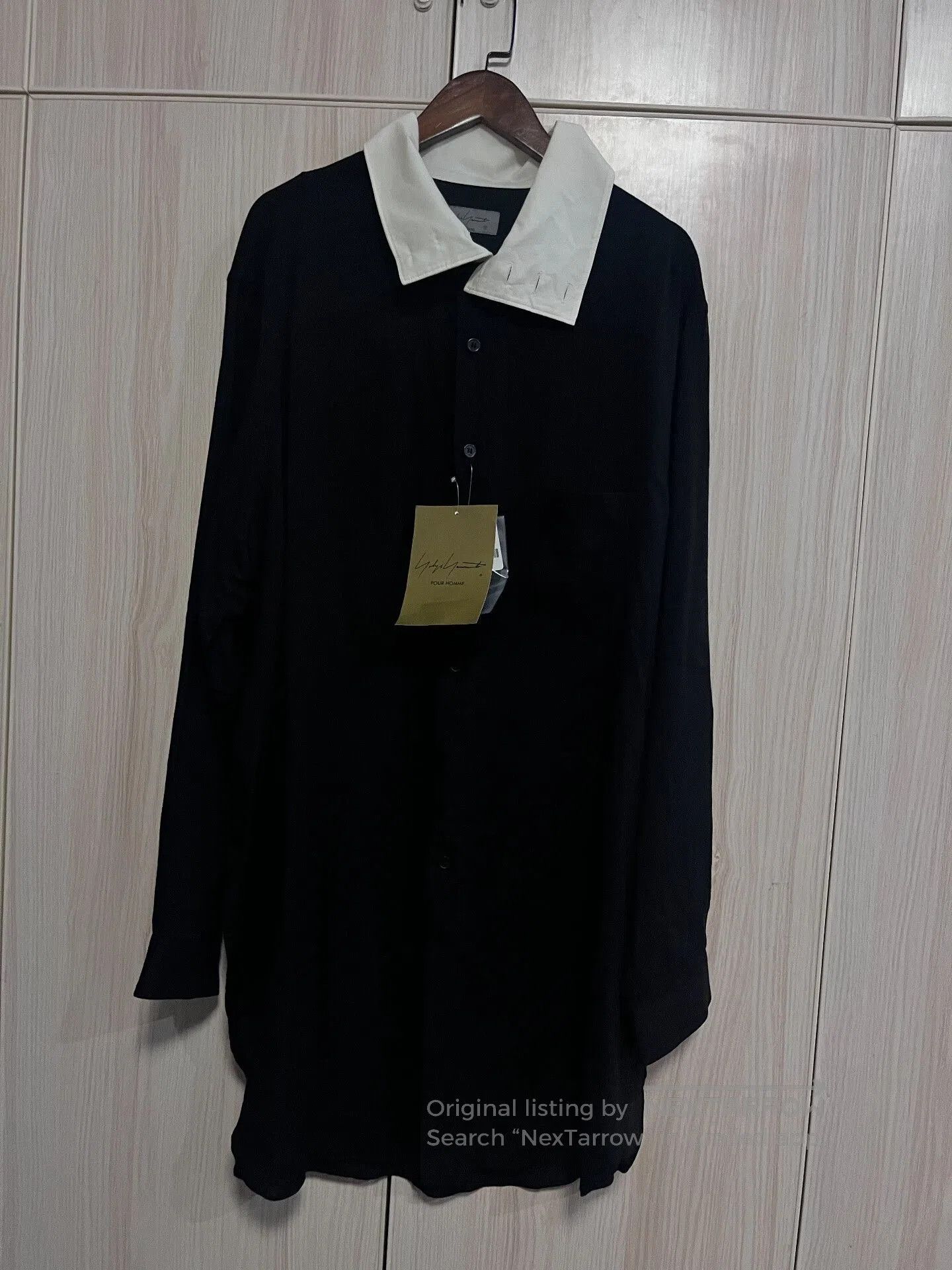 Yohji Yamamoto Yohji Yamamoto Classic Collar Blouse. Size L / US 10 / IT 46 - 2 Thumbnail