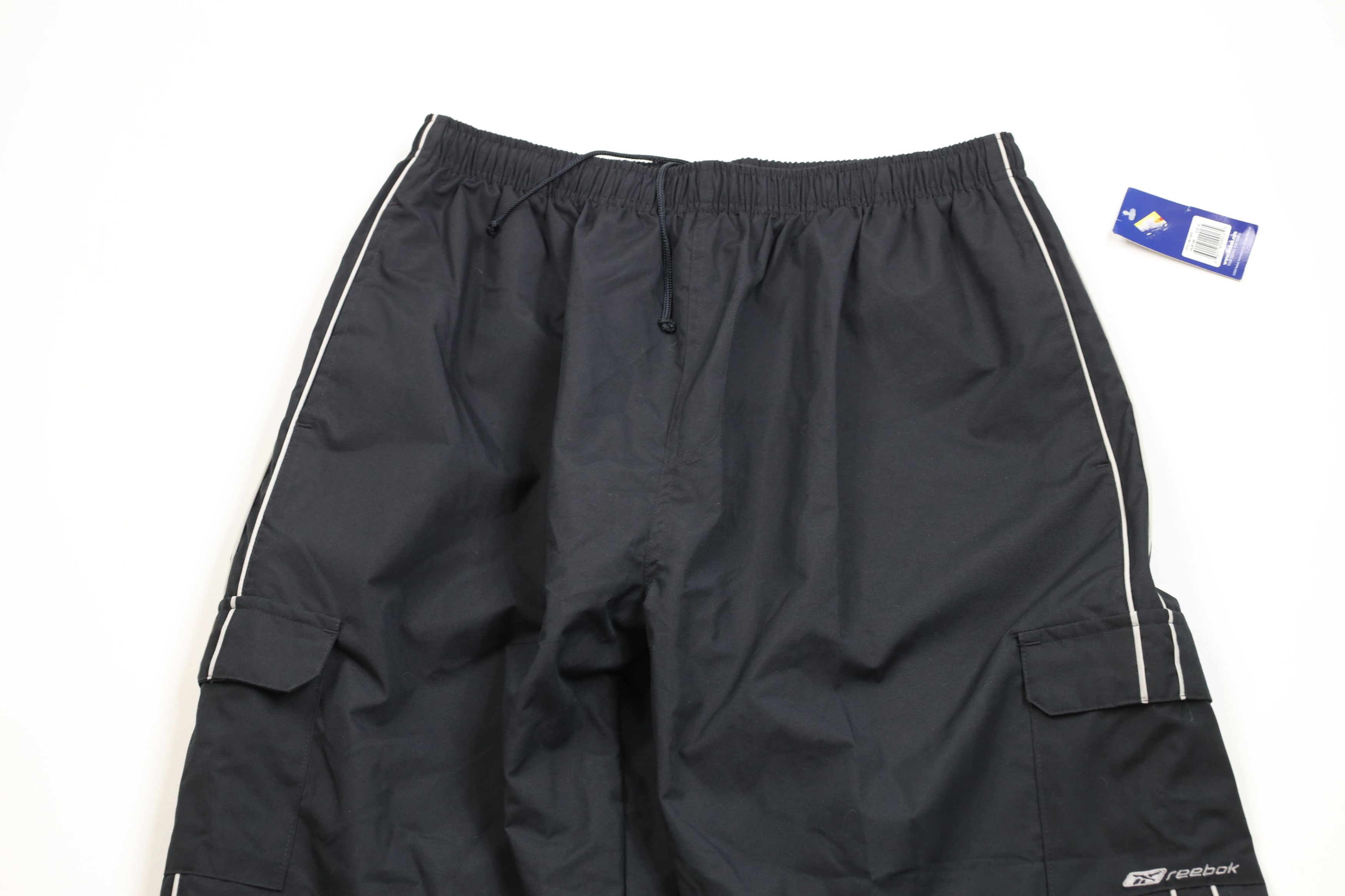 Reebok × Vintage Deadstock Vintage Y2K 2000 Reebok Lined Wide Leg Cargo Pants Size US 38 / EU 54 - 2 Thumbnail