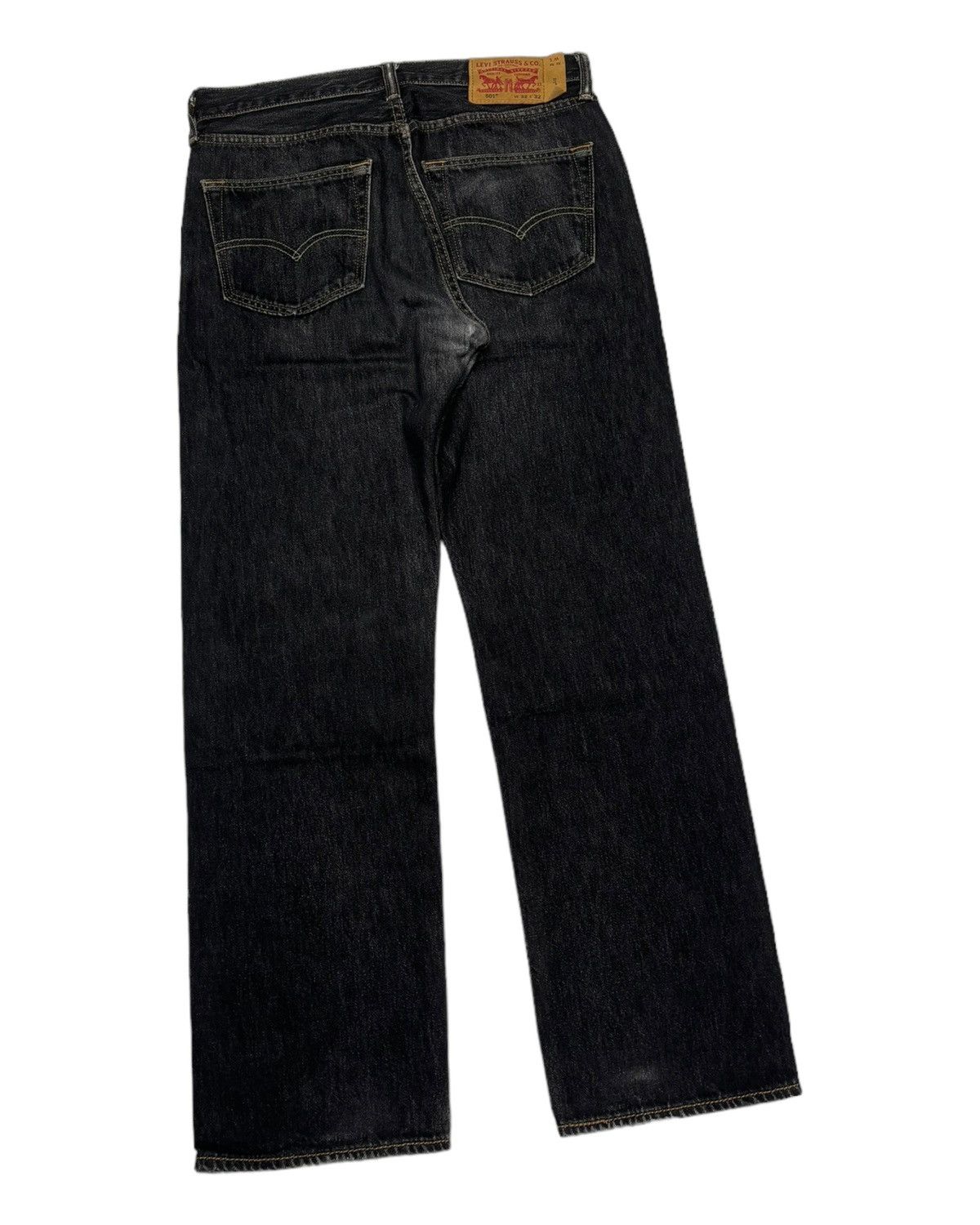 Levi's VINTAGE LEVIS 501 BLACK DISTRESSED DENIM JEANS Size US 31 - 4 Thumbnail