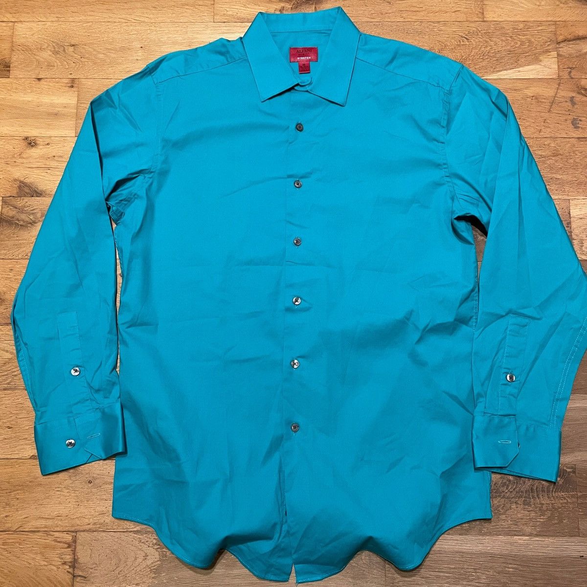 Alfani × Designer Alfani mens classic fashionable shirt slim size M New Size US M / EU 48-50 / 2 - 1 Thumbnail