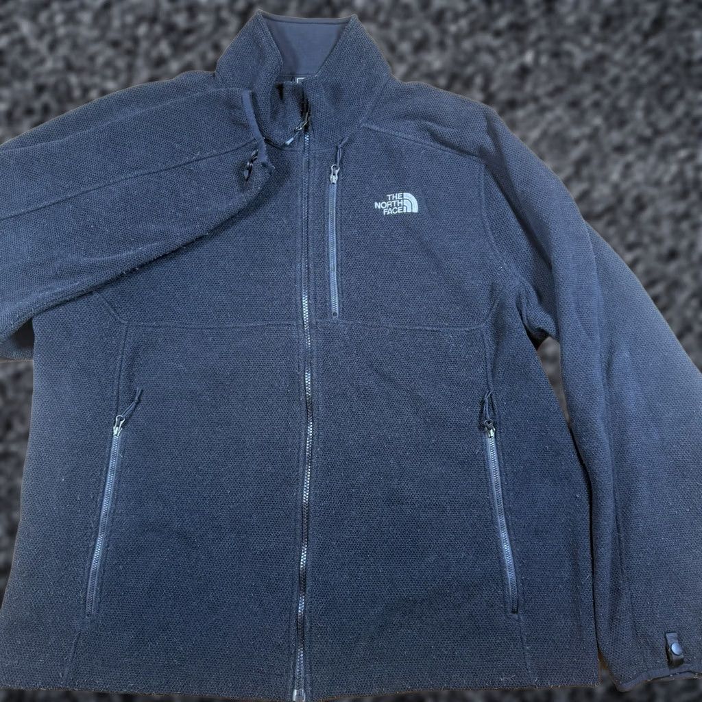 The North Face The North Face Jacket Mens XXL Full Zip Textured Fleece Gray Long Sleeve Size US XXL / EU 58 / 5 - 1 Thumbnail
