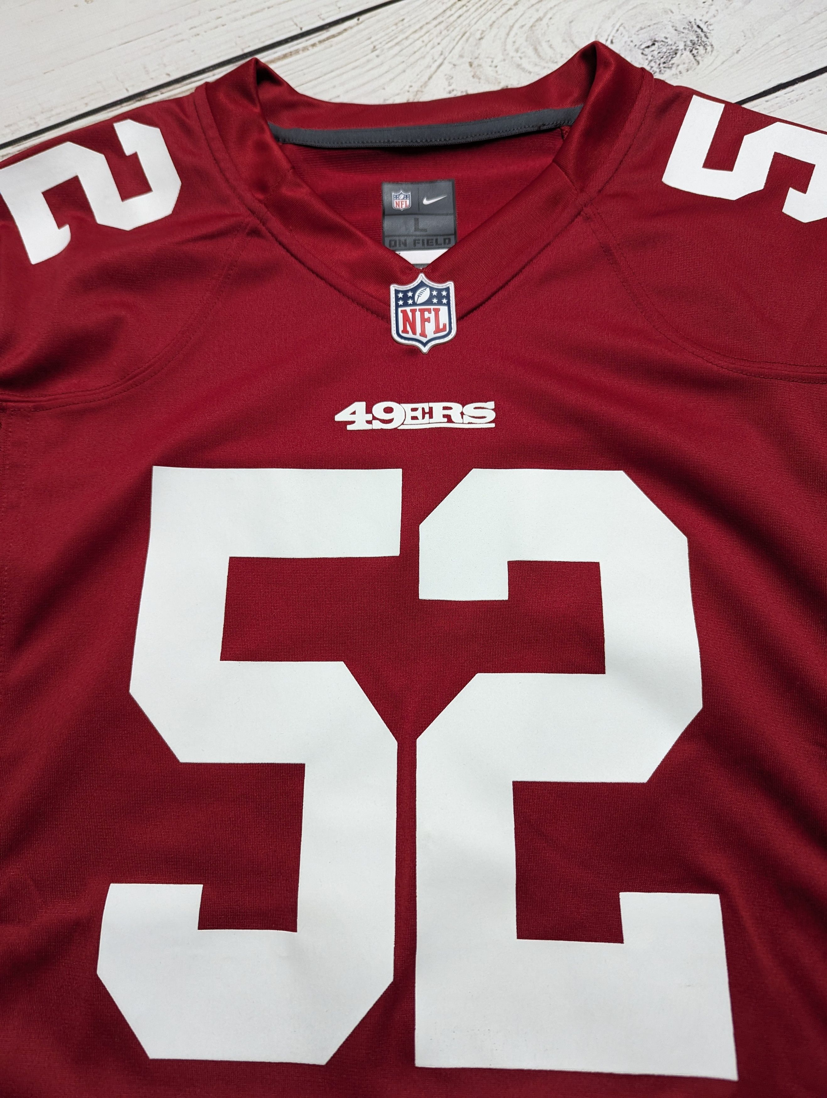 NFL × Nike Nike San Francisco 49ers Patrick Willis #52 Jersey size L Size US L / EU 52-54 / 3 - 7 Thumbnail
