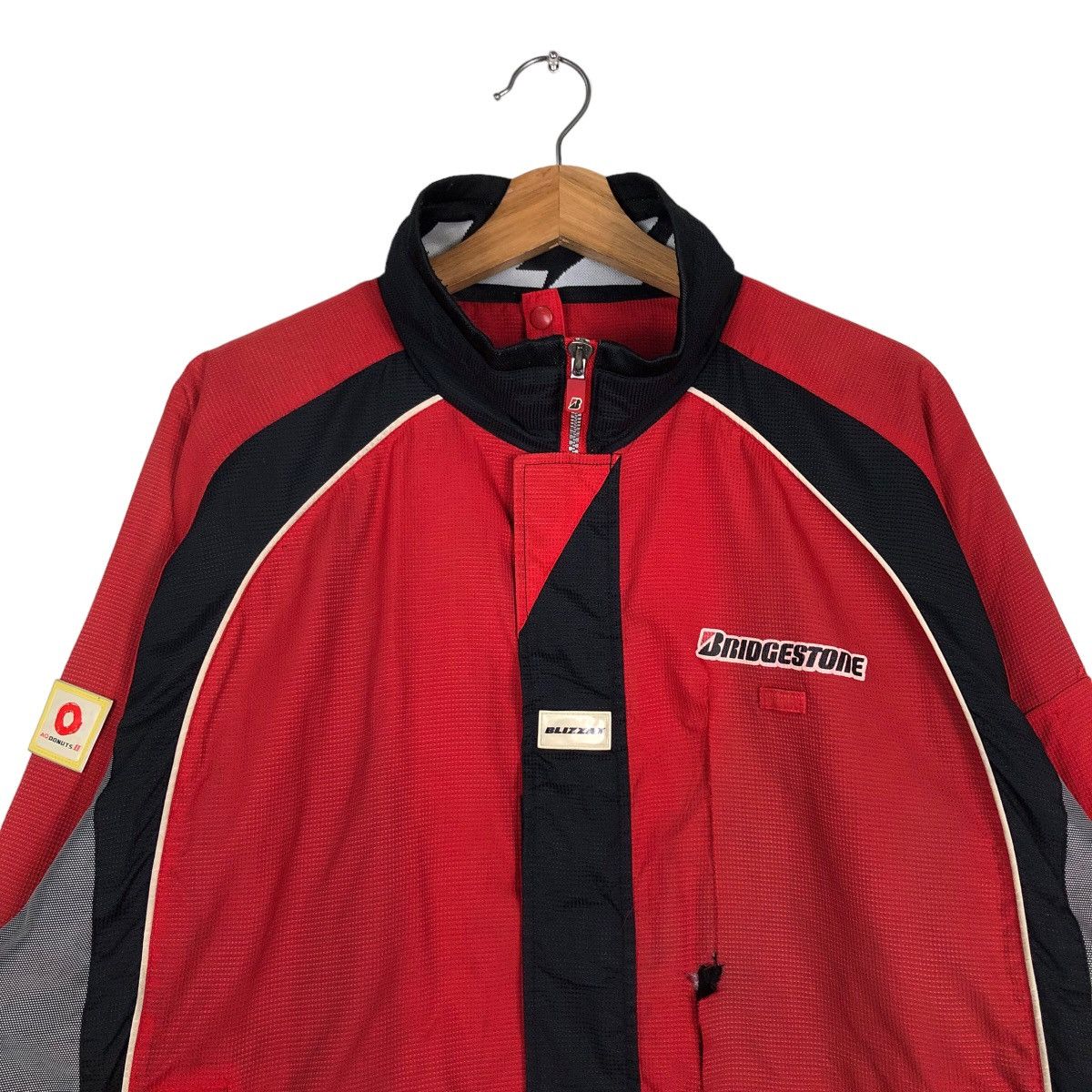Japanese Brand 🔥Vintage Racing Bomber Jacket Blizzak Bridgestone Big Logo Size US L / EU 52-54 / 3 - 3 Thumbnail